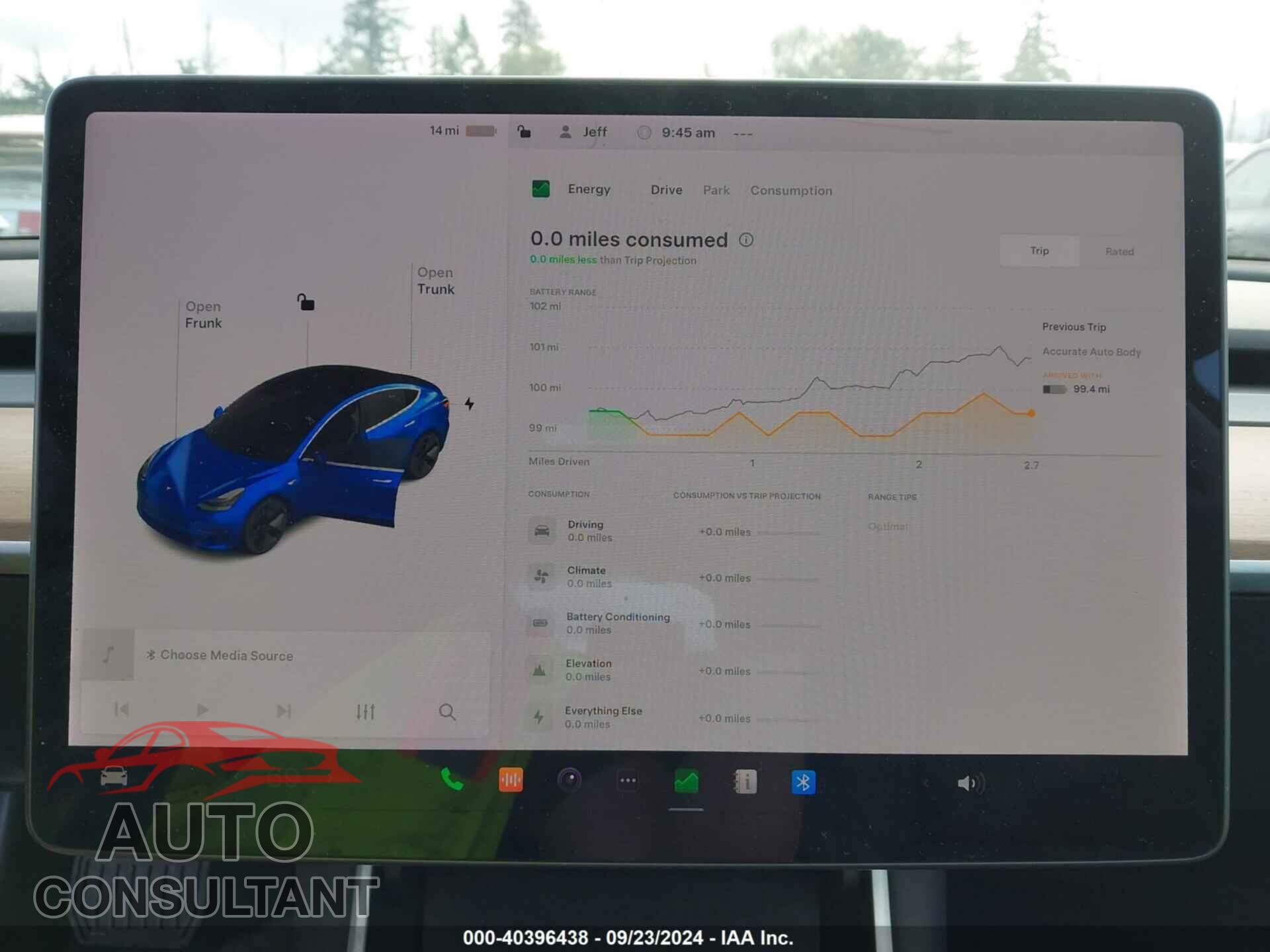 TESLA MODEL 3 2019 - 5YJ3E1EB3KF433122