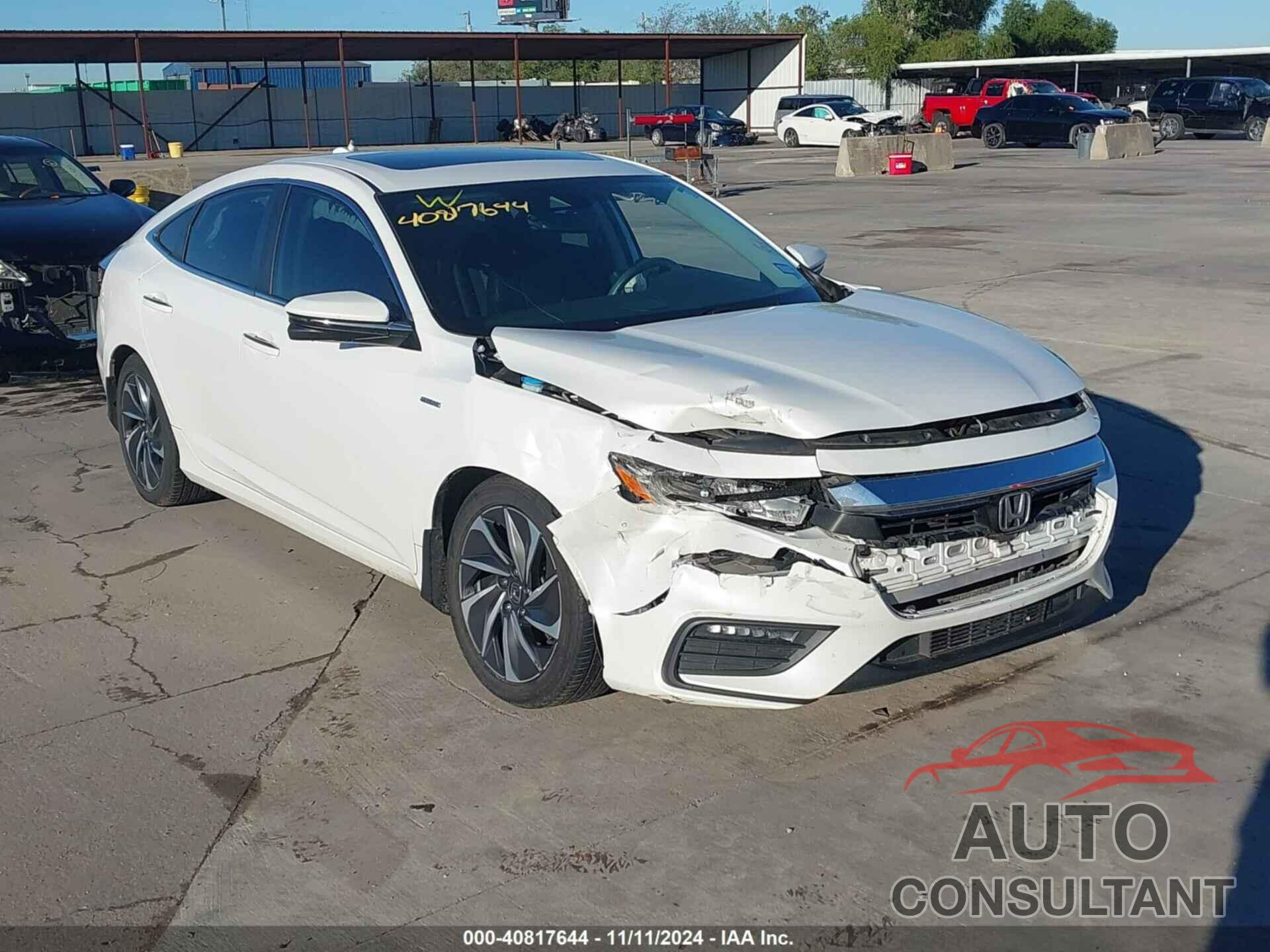 HONDA INSIGHT 2019 - 19XZE4F97KE011903