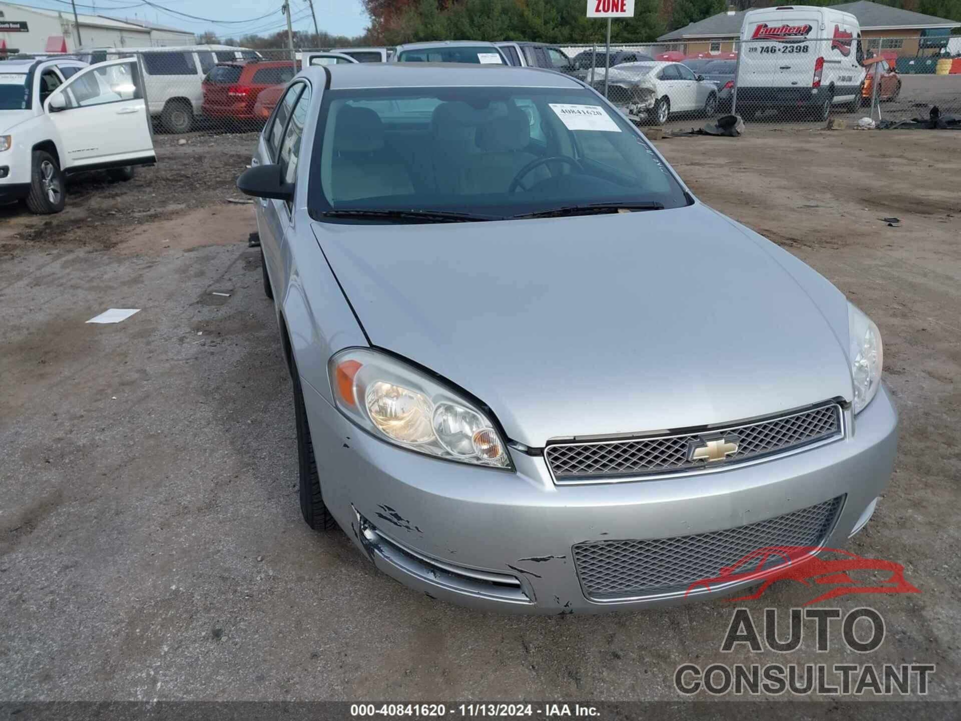 CHEVROLET IMPALA 2012 - 2G1WA5E31C1188777