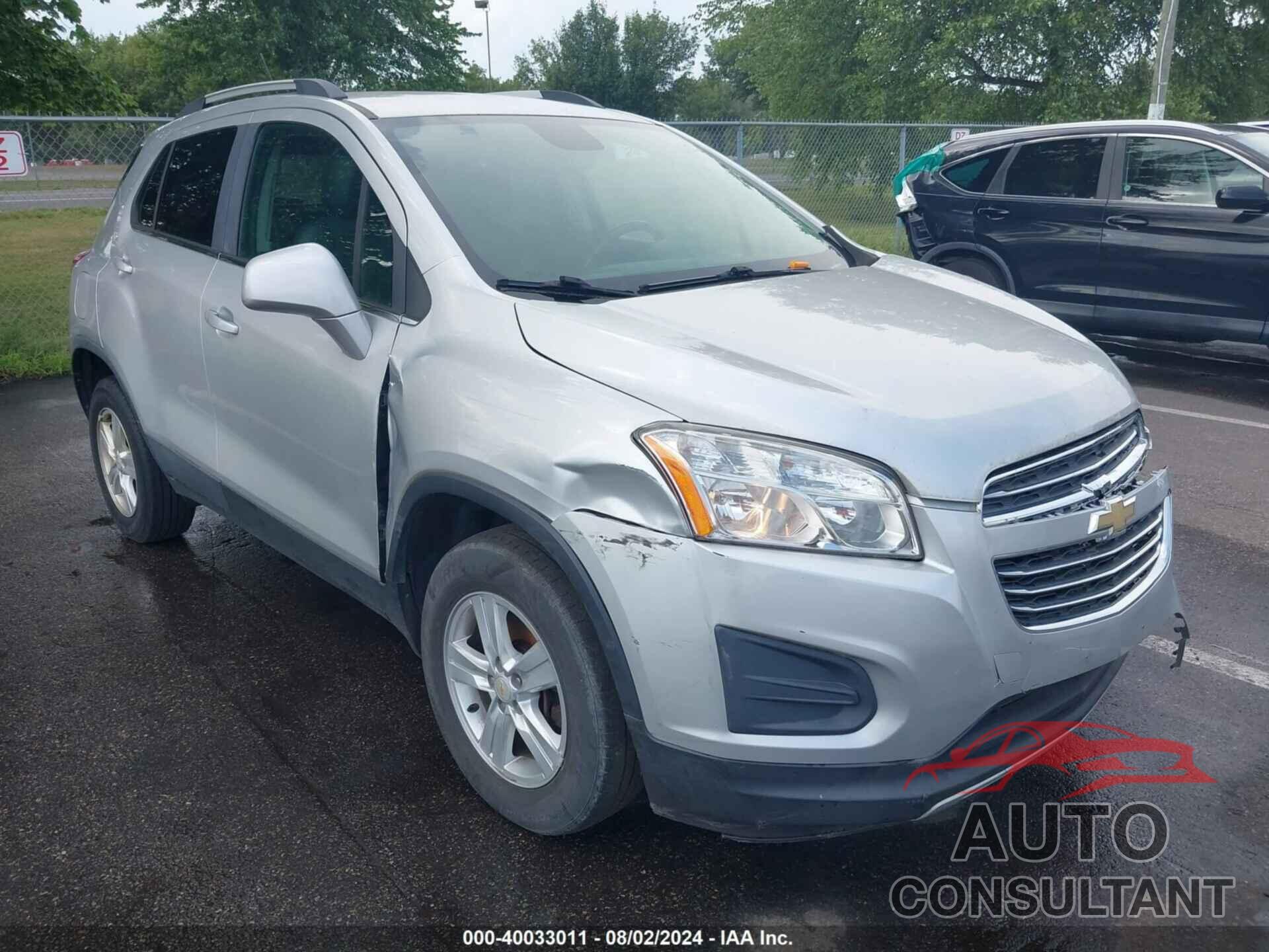 CHEVROLET TRAX 2016 - KL7CJPSB9GB760716