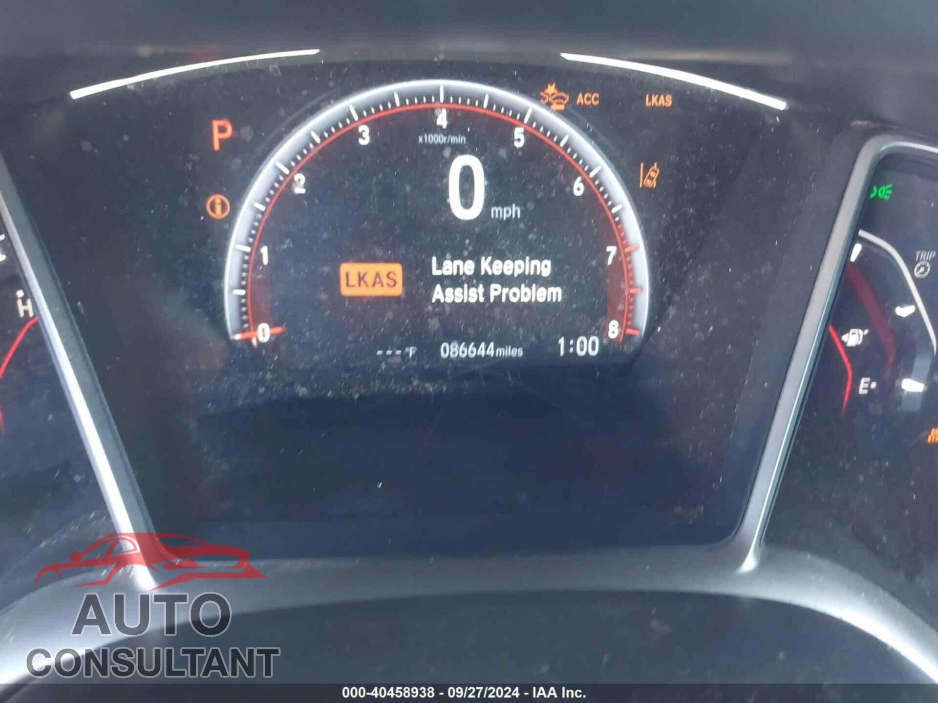 HONDA CIVIC 2019 - 2HGFC2F89KH502113