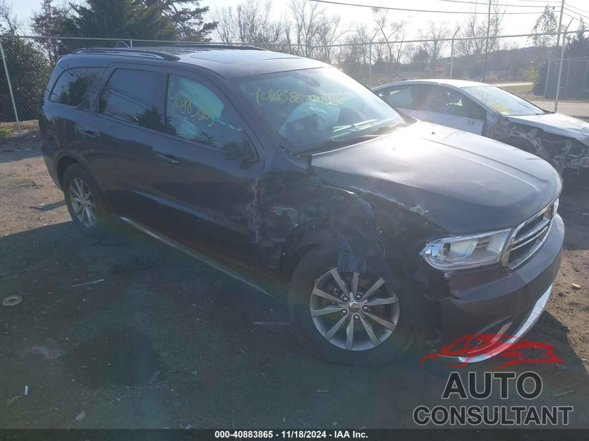 DODGE DURANGO 2017 - 1C4RDJAG2HC806882