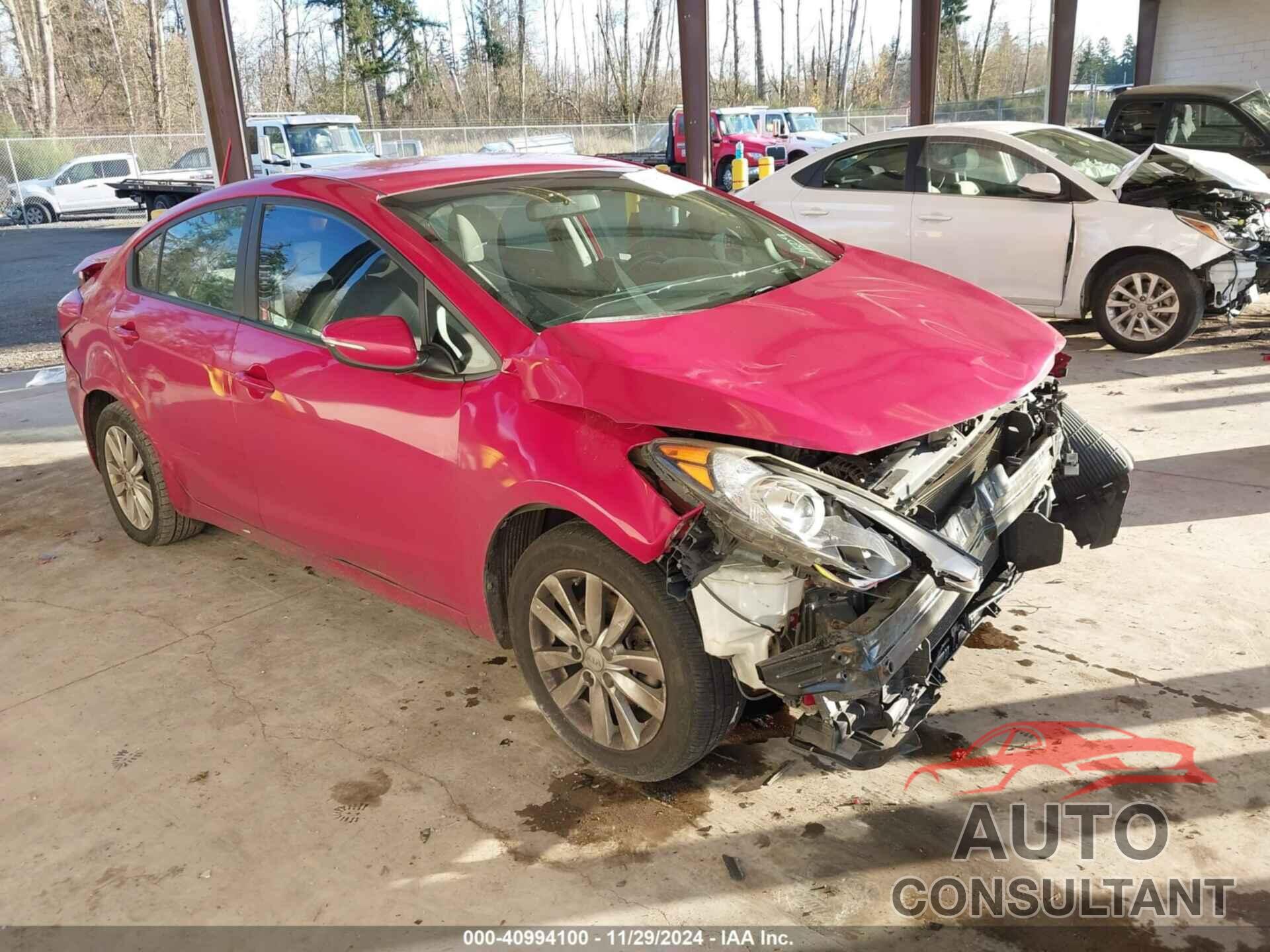 KIA FORTE 2014 - KNAFX4A67E5211509