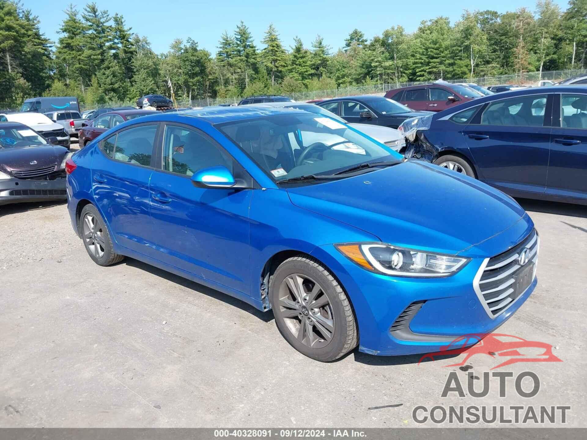 HYUNDAI ELANTRA 2017 - KMHD84LF2HU144859