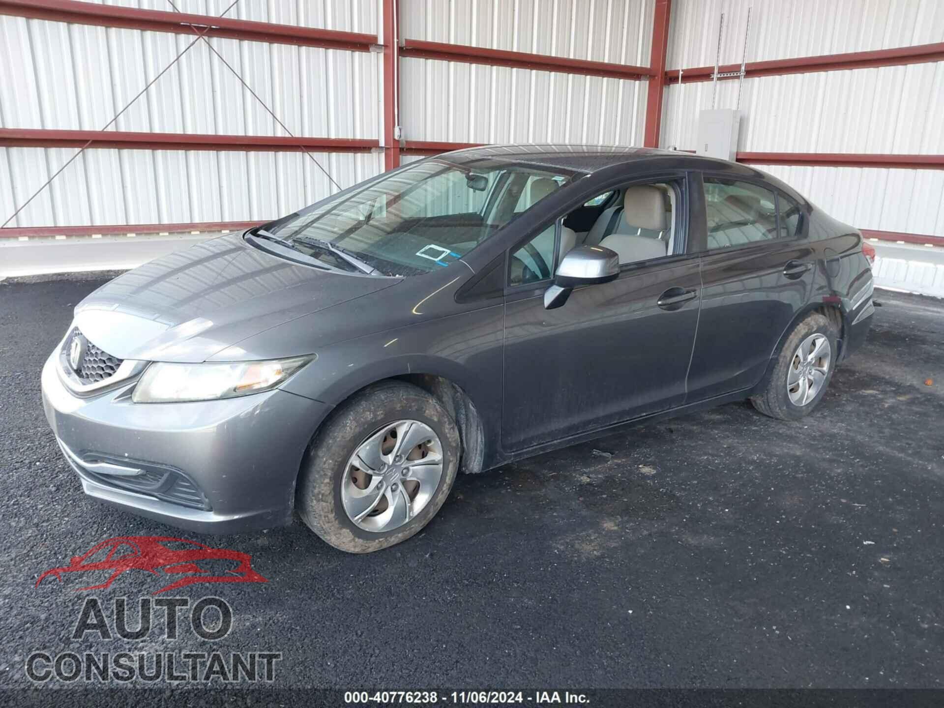 HONDA CIVIC 2013 - 19XFB2F55DE096613