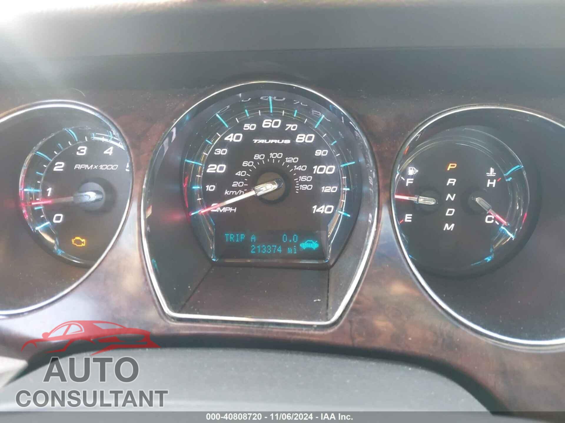 FORD TAURUS 2011 - 1FAHP2EW3BG155665