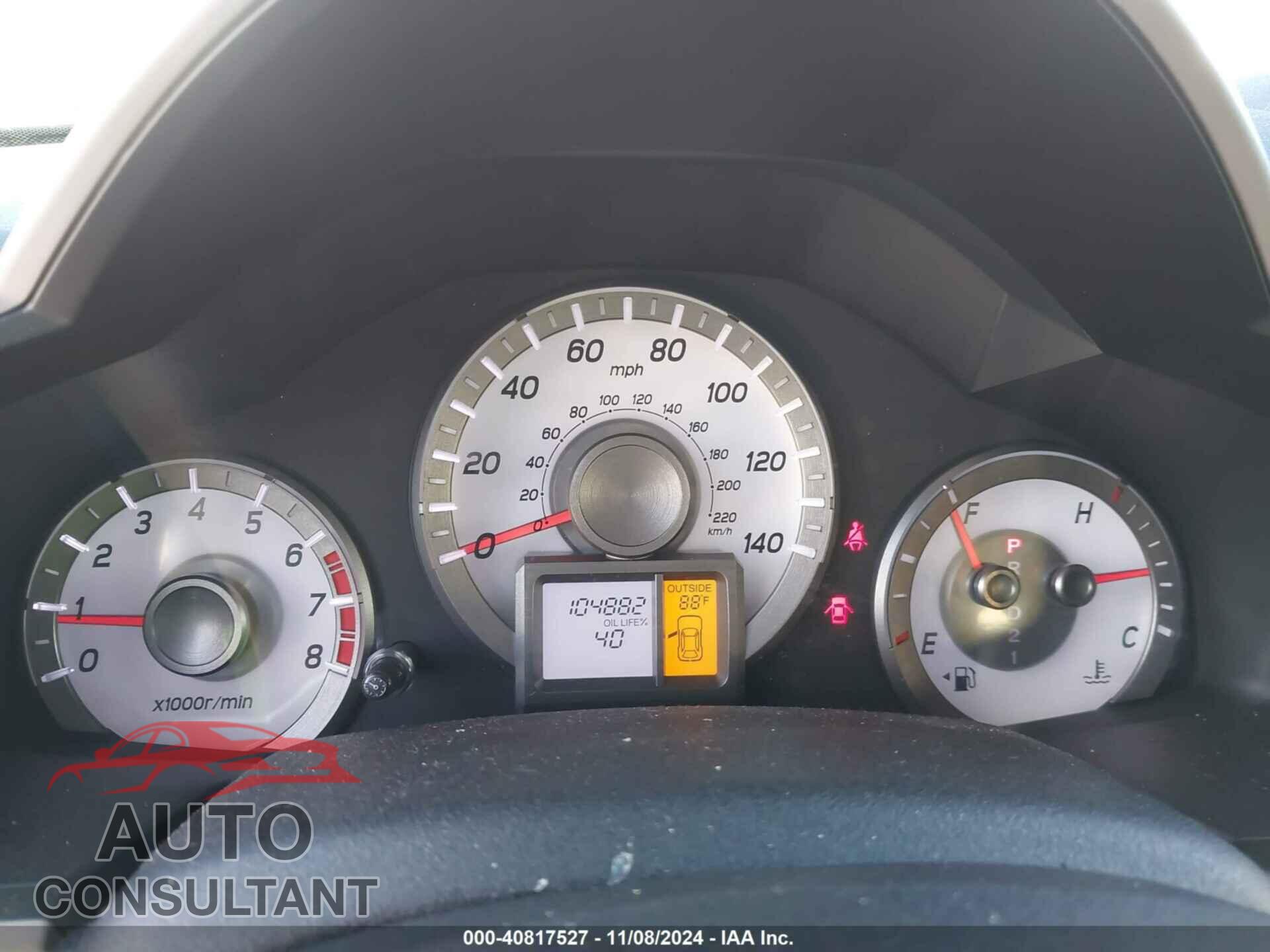 HONDA PILOT 2013 - 5FNYF3H50DB044252