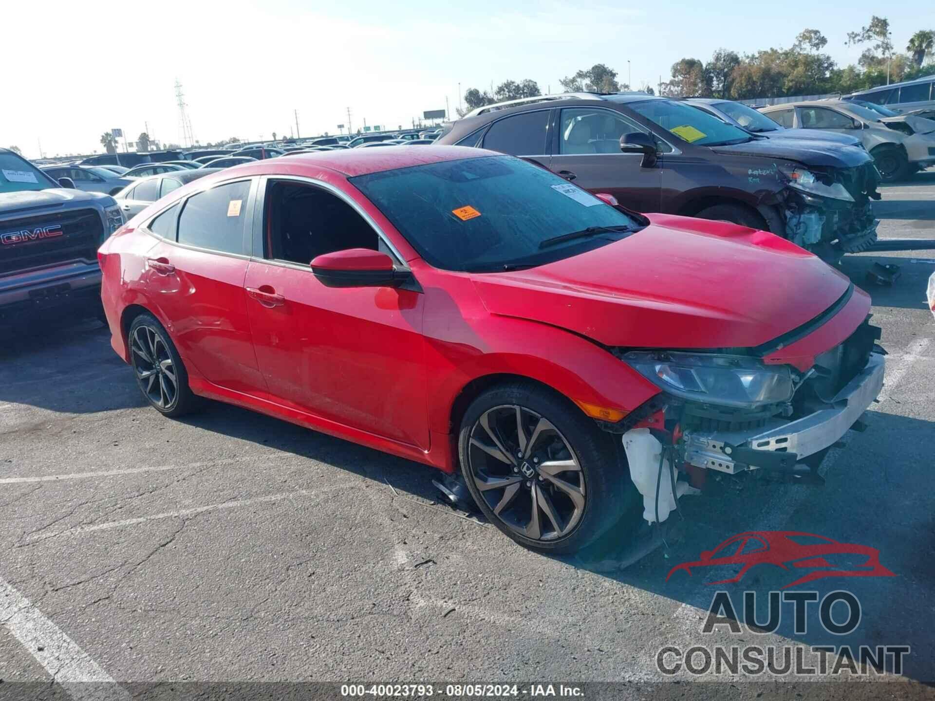 HONDA CIVIC 2019 - 2HGFC2F89KH525679