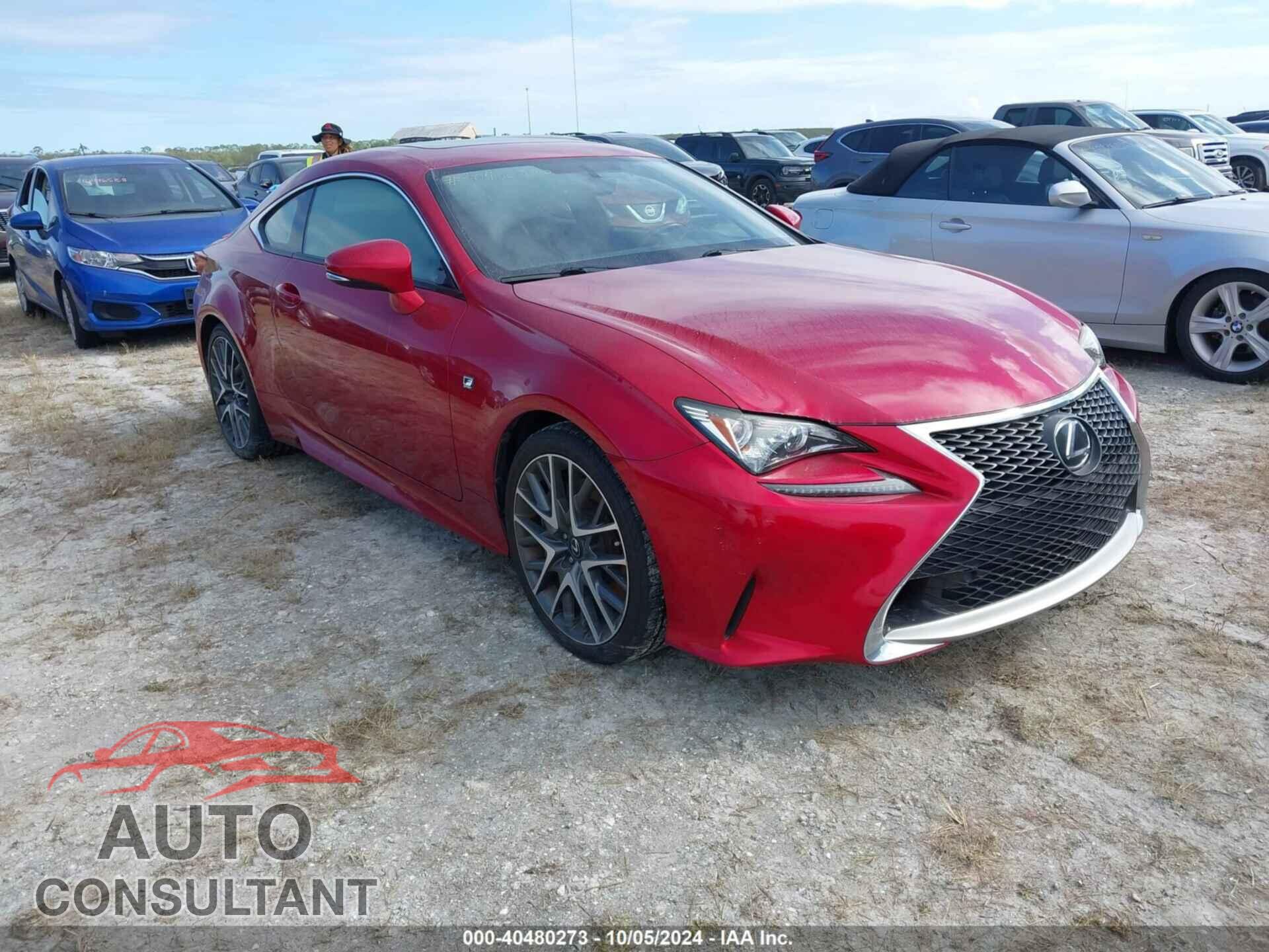 LEXUS RC 2016 - JTHHA5BC8G5003552