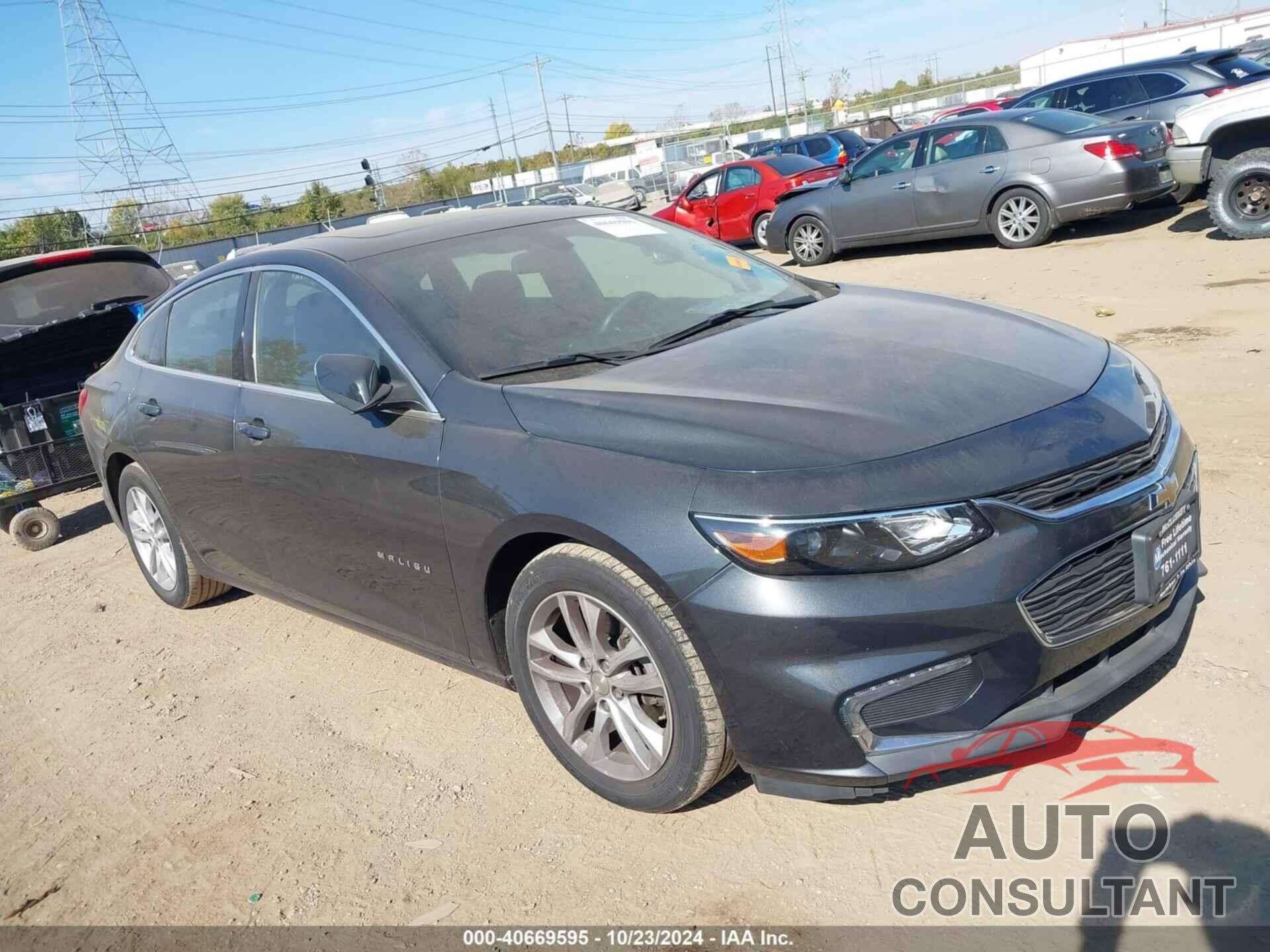 CHEVROLET MALIBU 2017 - 1G1ZE5ST2HF200134