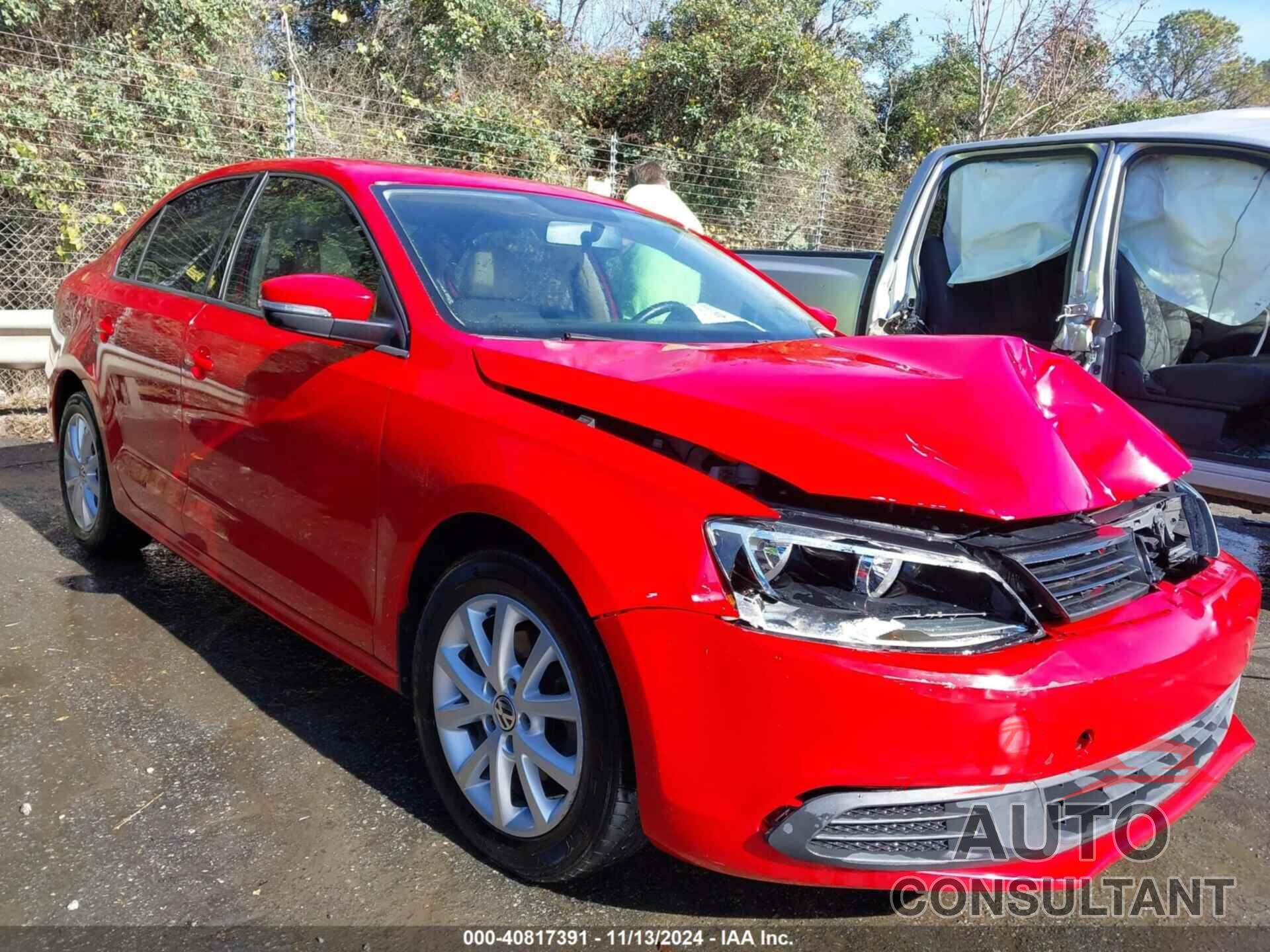 VOLKSWAGEN JETTA 2012 - 3VWDX7AJ3CM312518