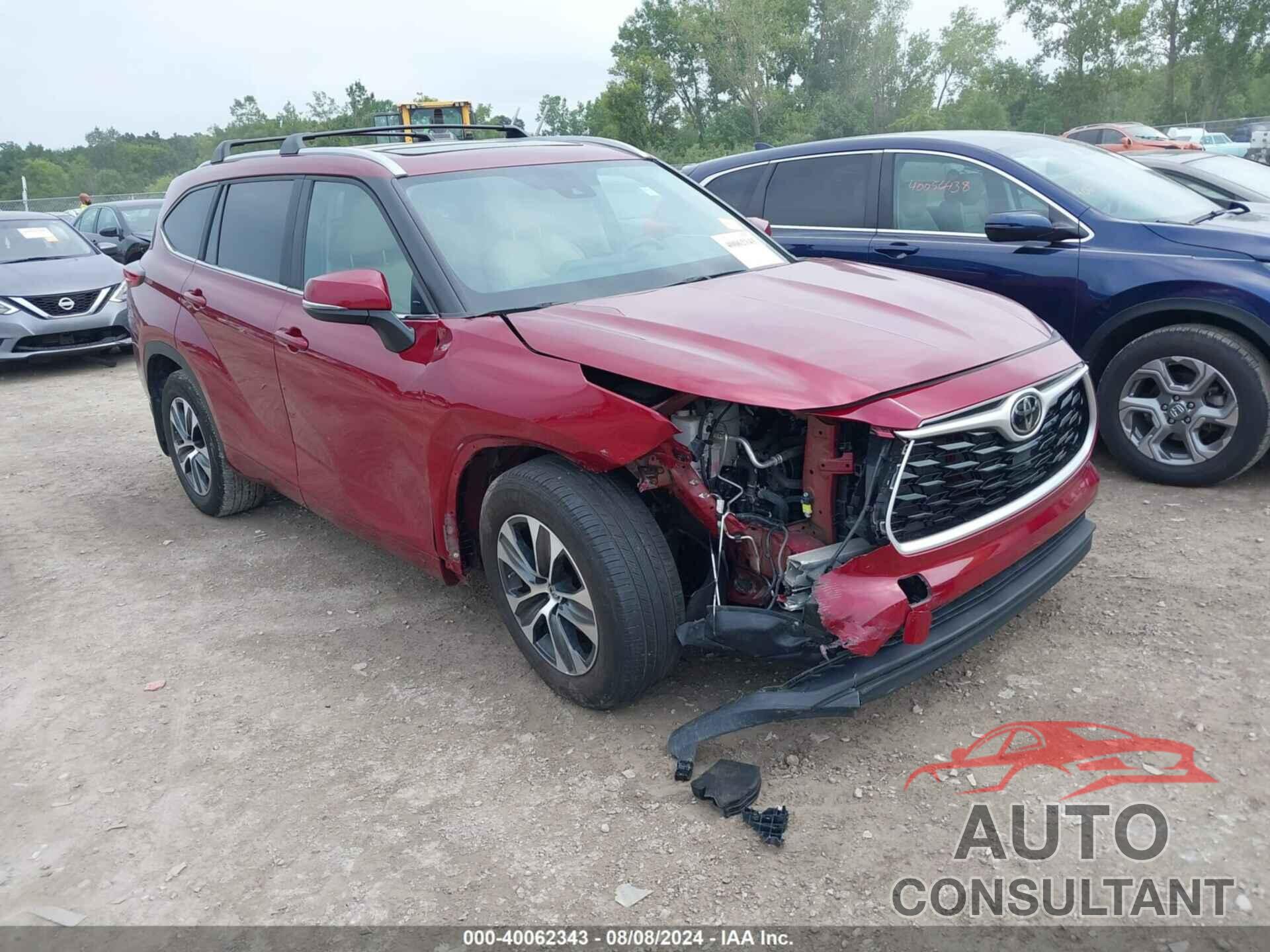 TOYOTA HIGHLANDER 2023 - 5TDKDRAH5PS007426