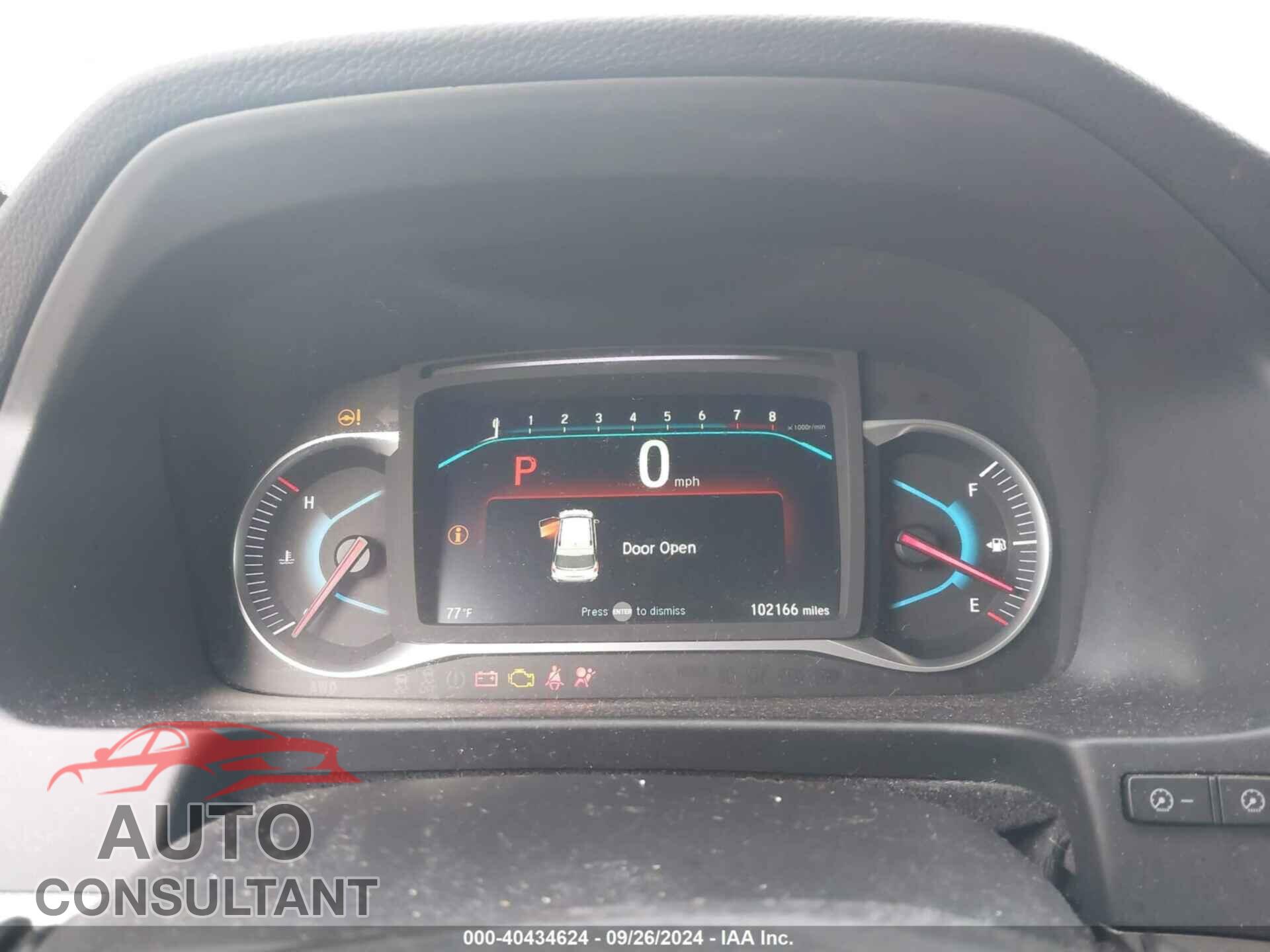 HONDA PILOT 2019 - 5FNYF5H58KB005501