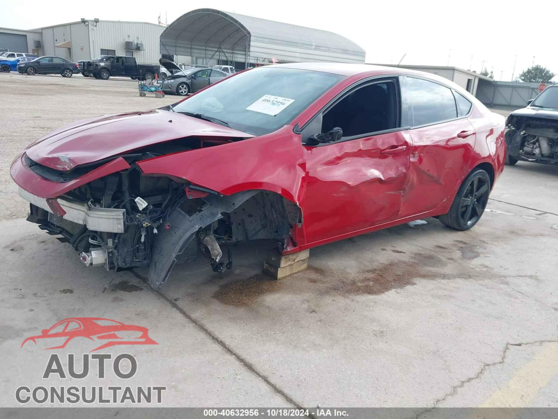 DODGE DART 2015 - 1C3CDFBBXFD422057