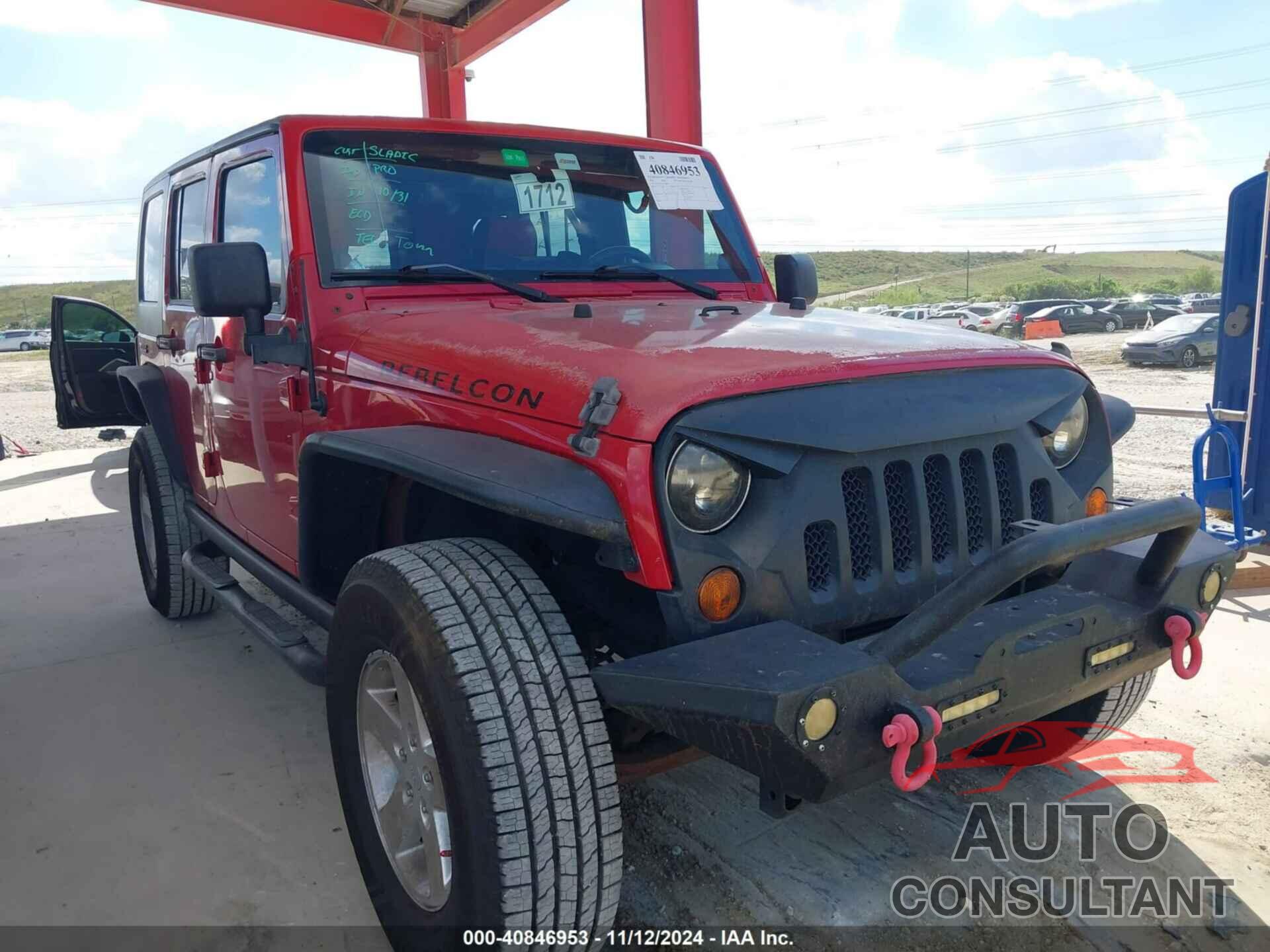 JEEP WRANGLER UNLIMITED 2010 - 1J4BA6H12AL184387