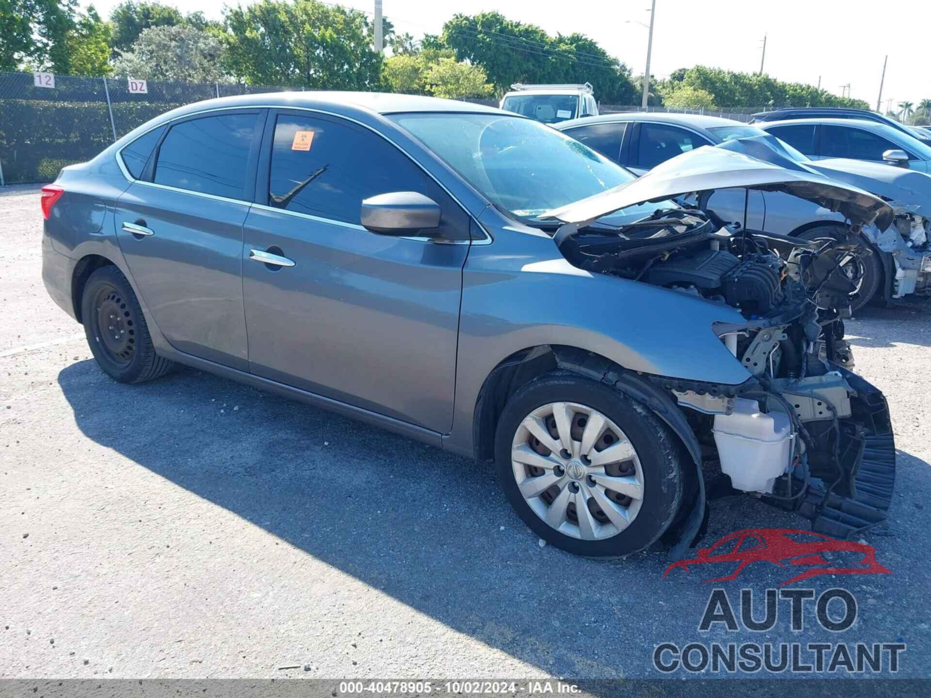 NISSAN SENTRA 2016 - 3N1AB7AP9GY291796