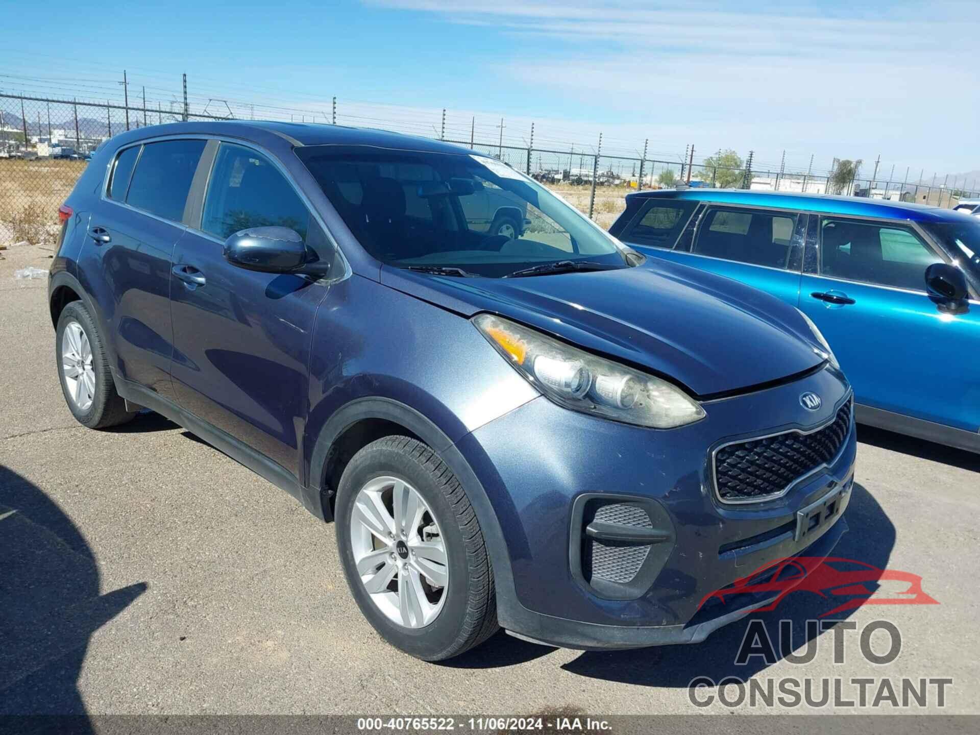 KIA SPORTAGE 2018 - KNDPM3AC0J7485617
