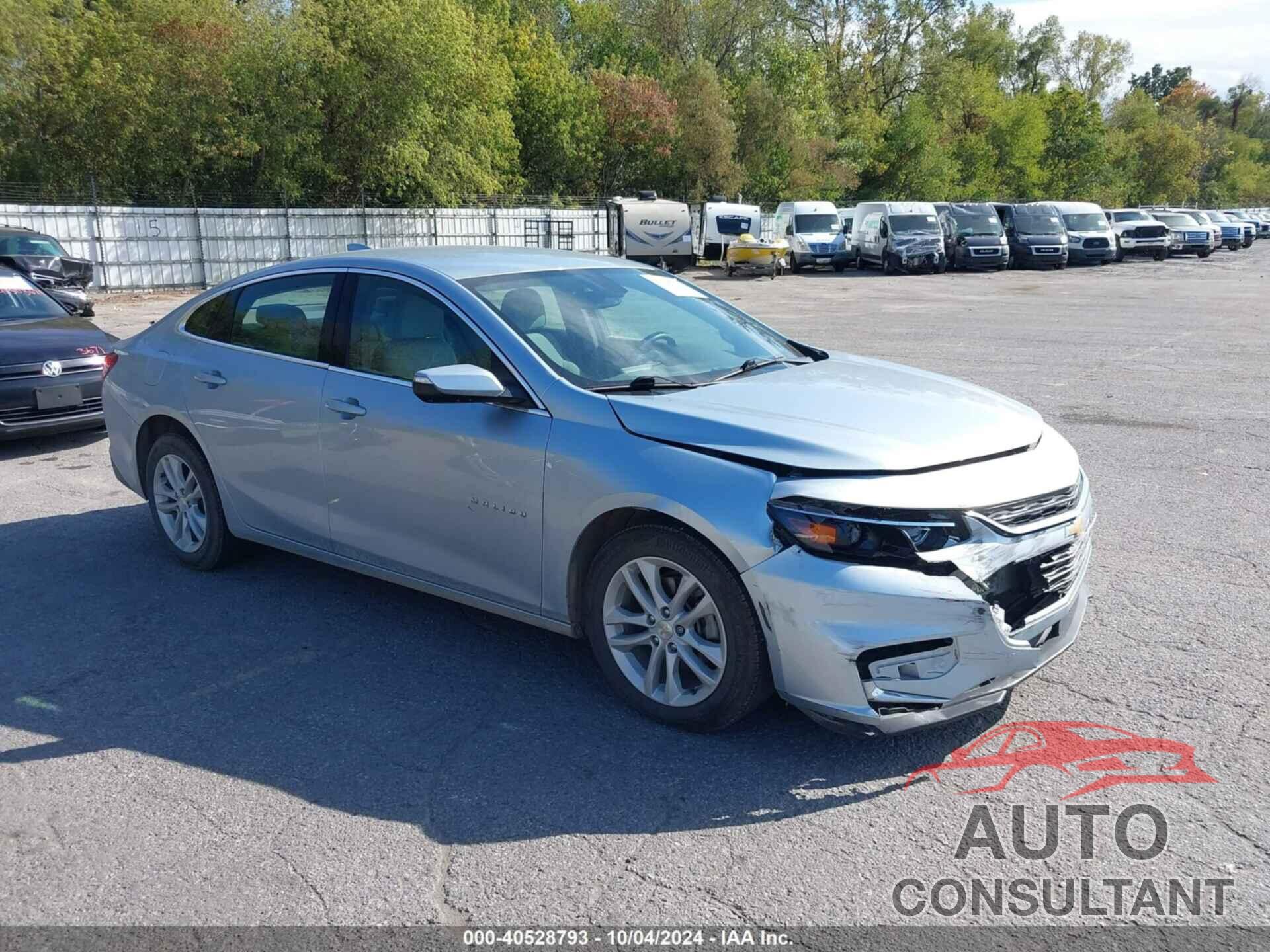 CHEVROLET MALIBU 2017 - 1G1ZE5ST9HF124279