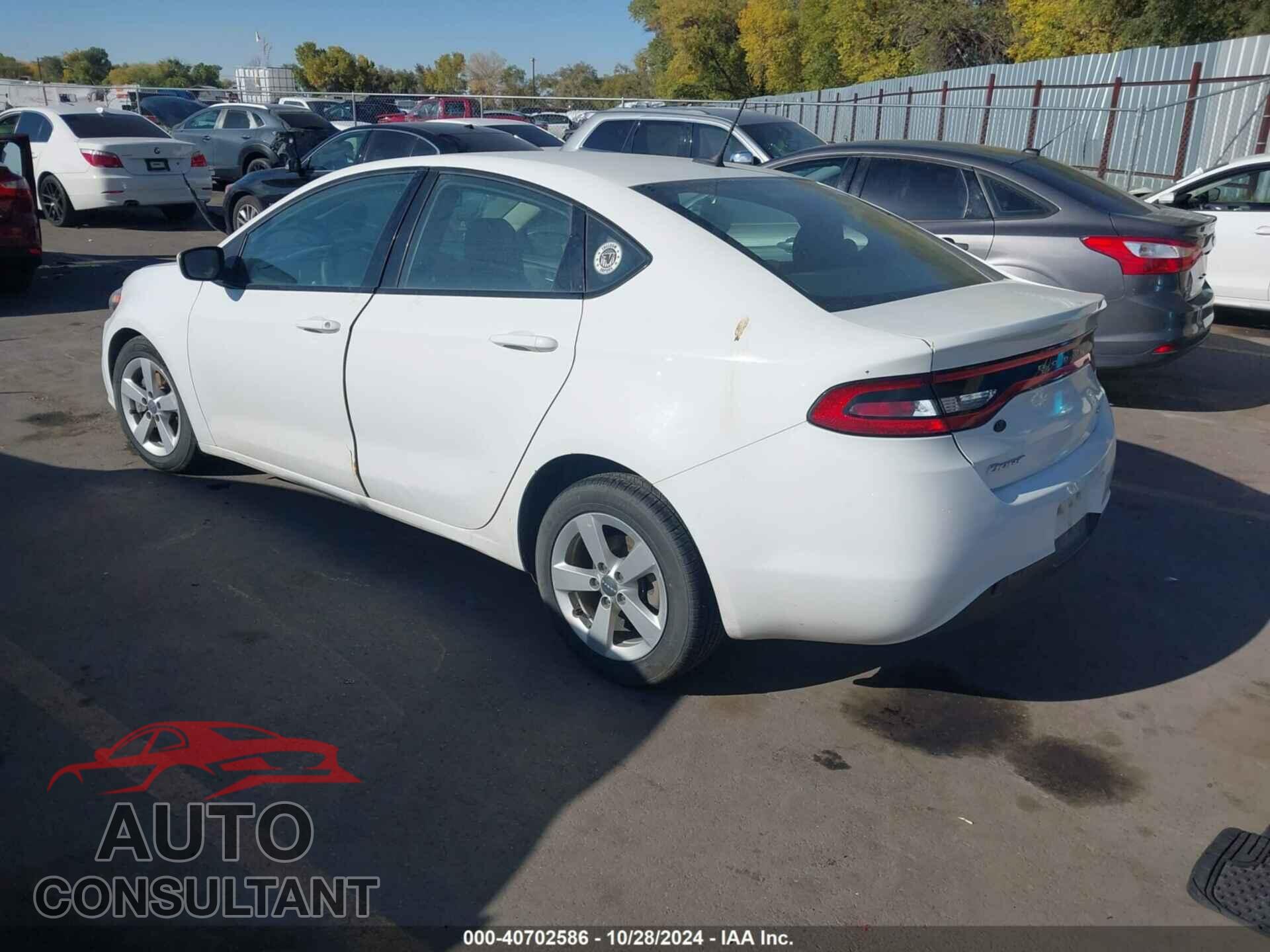 DODGE DART 2015 - 1C3CDFBB2FD265298