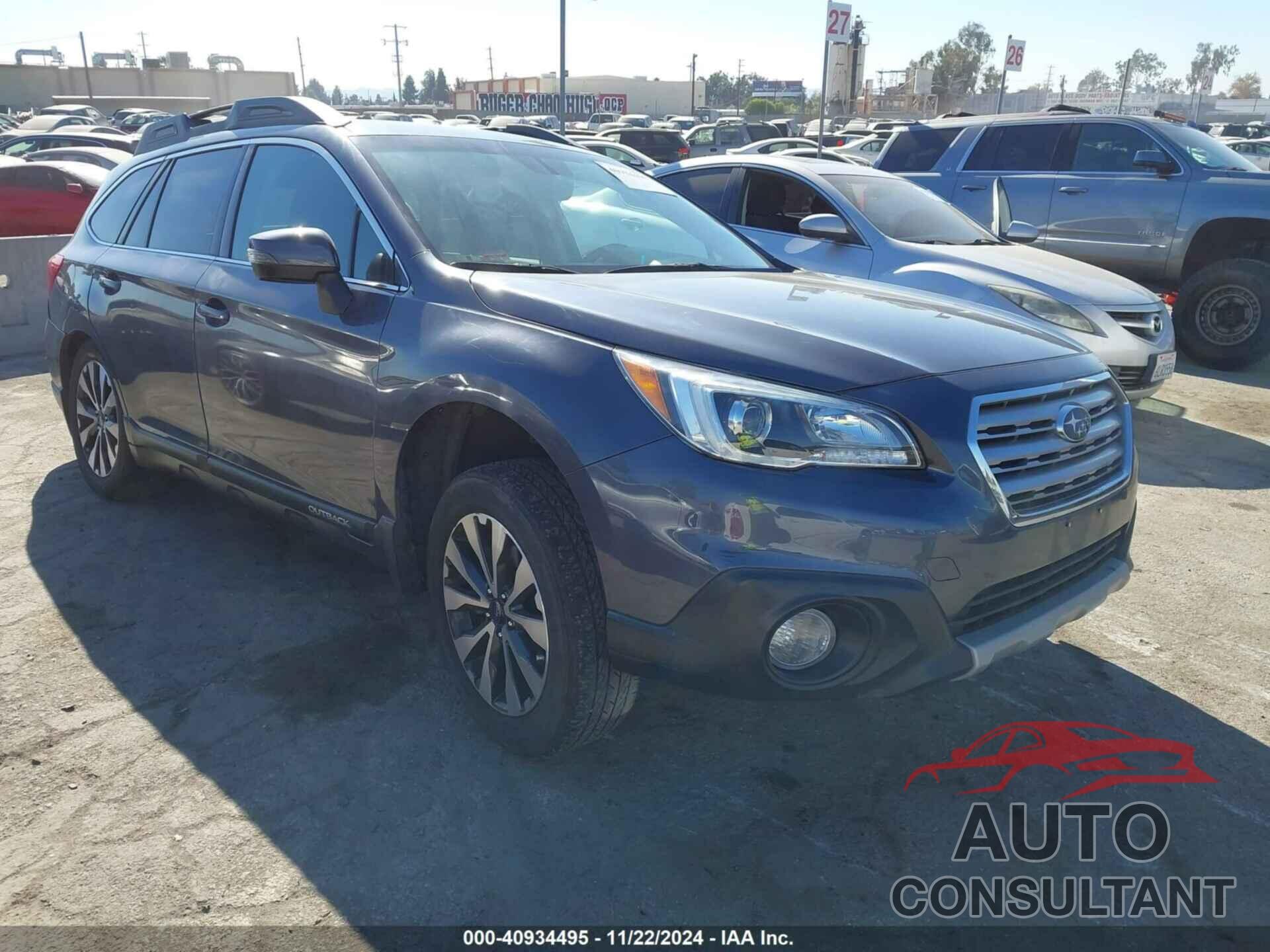 SUBARU OUTBACK 2017 - 4S4BSENC7H3319484