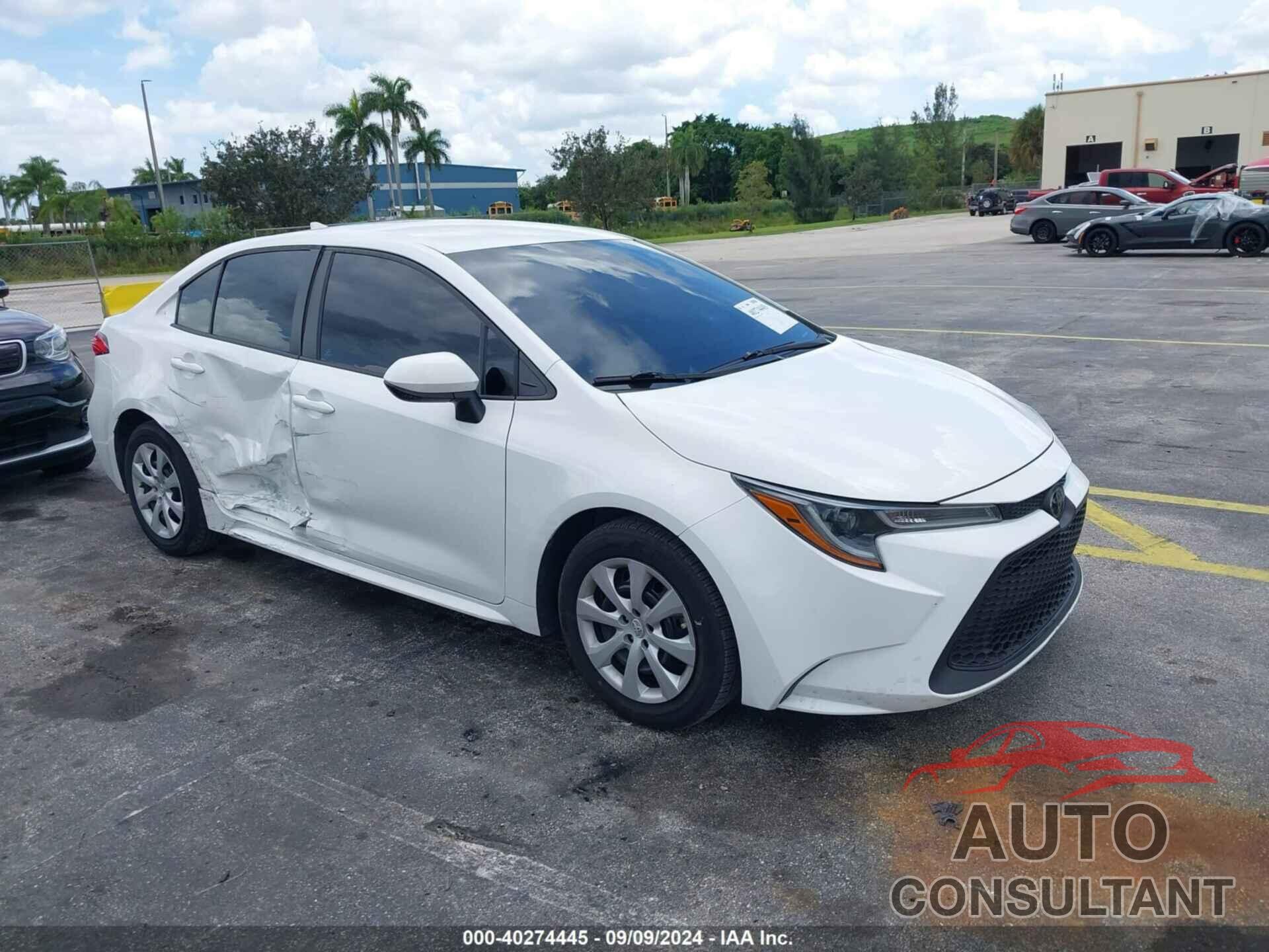 TOYOTA COROLLA 2021 - 5YFEPMAE5MP265155