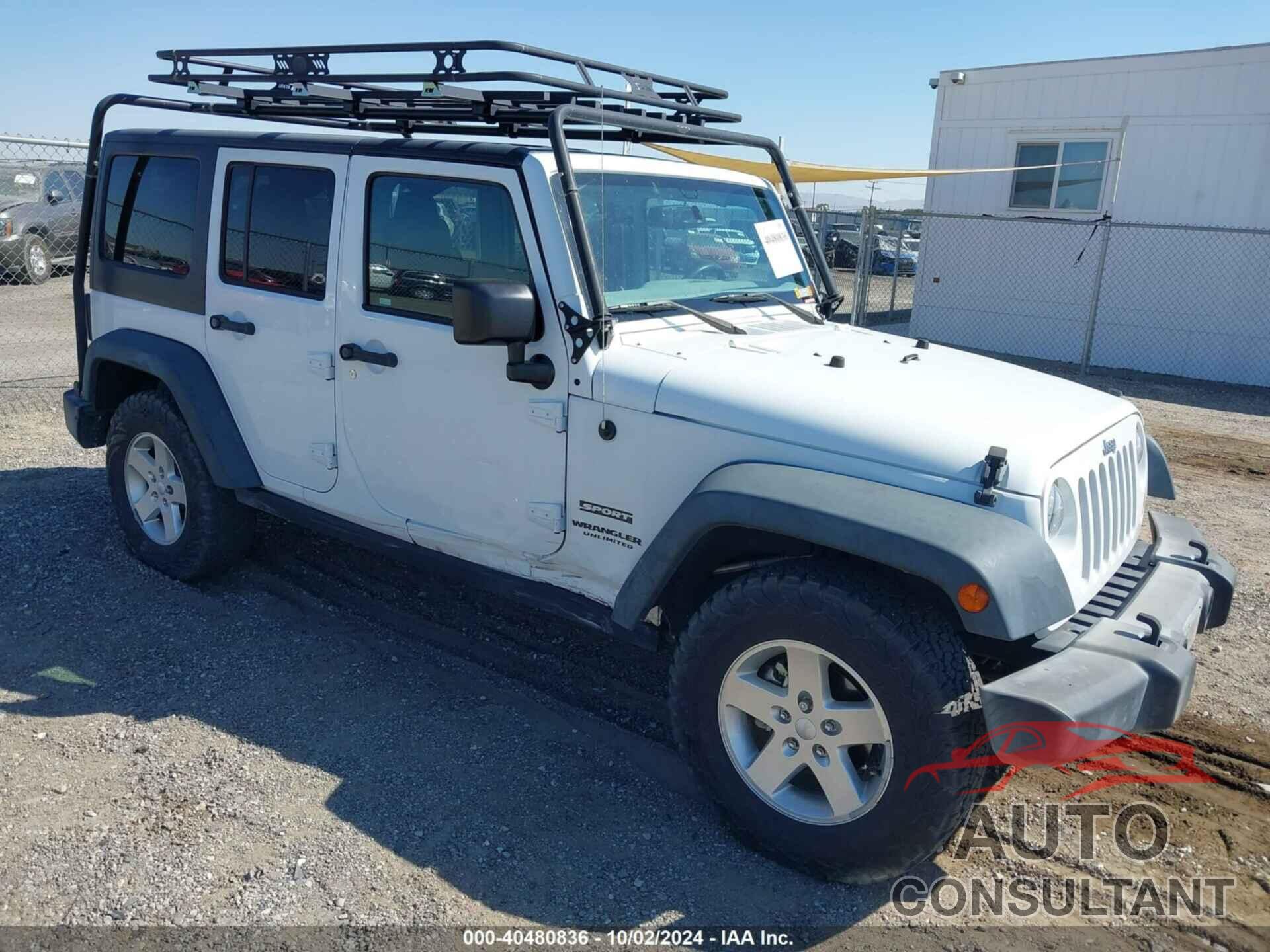 JEEP WRANGLER UNLIMITED 2016 - 1C4BJWDG2GL198458