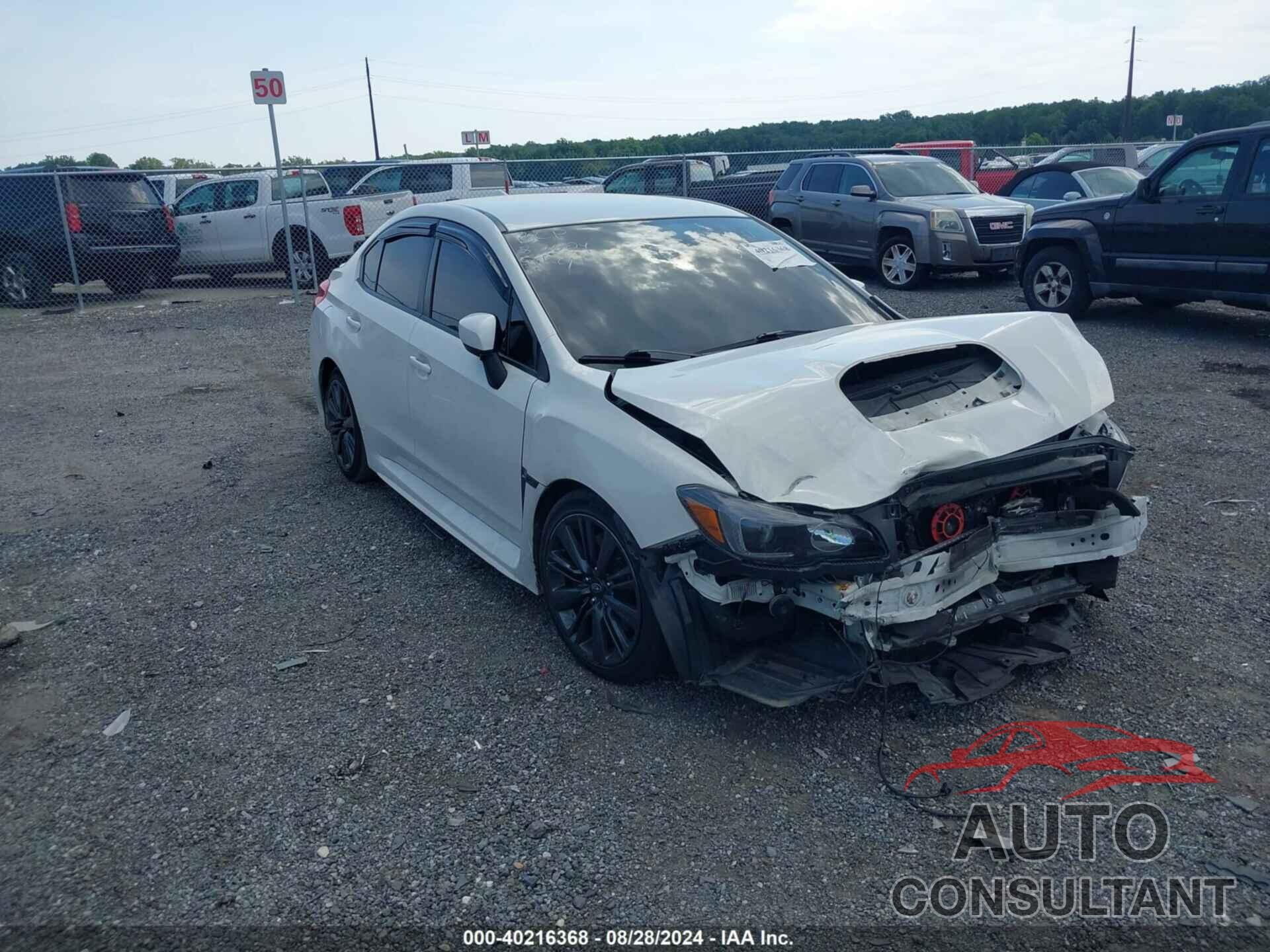 SUBARU WRX 2019 - JF1VA1A62K9804798