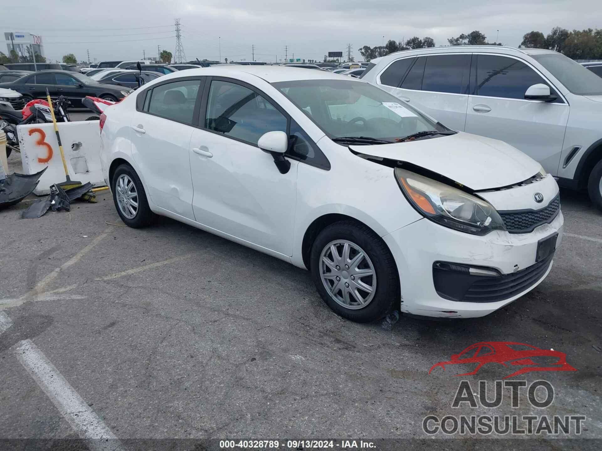 KIA RIO 2016 - KNADM4A39G6637494