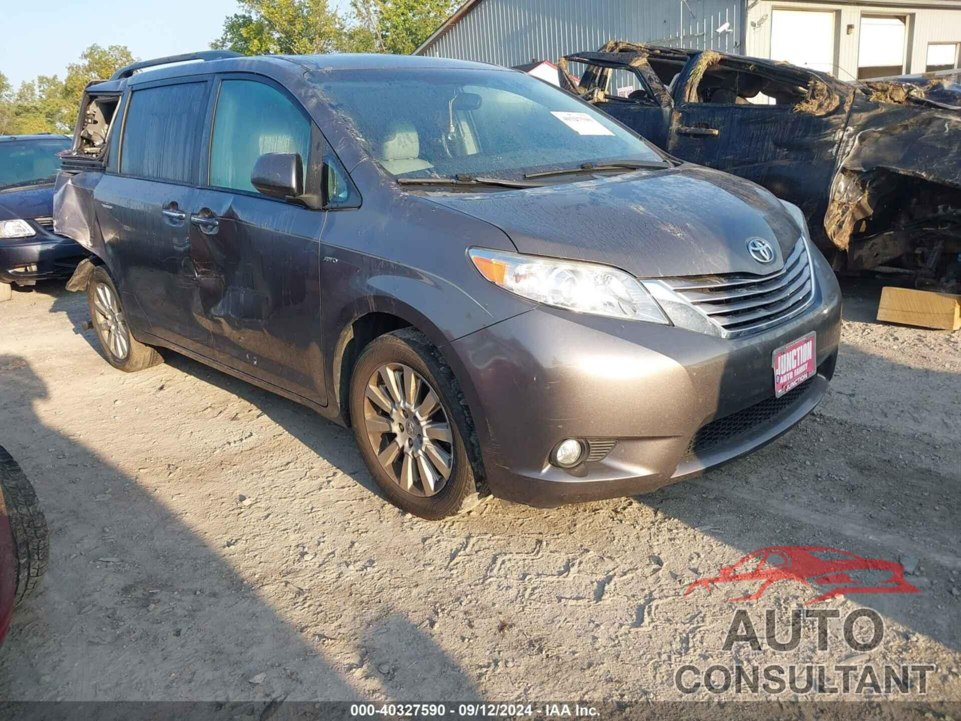 TOYOTA SIENNA 2016 - 5TDDK3DC7GS145691