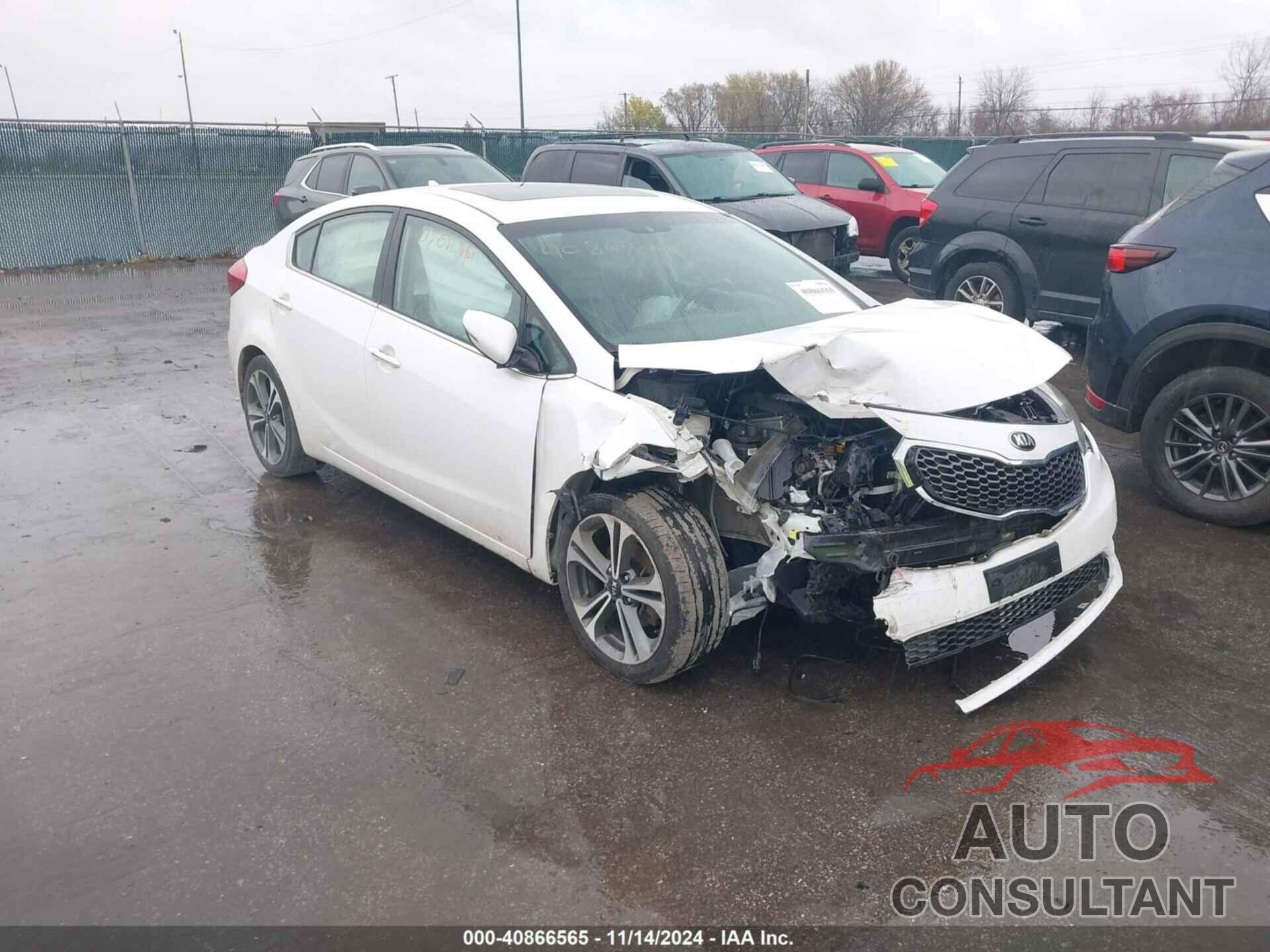 KIA FORTE 2016 - KNAFZ4A80G5458143