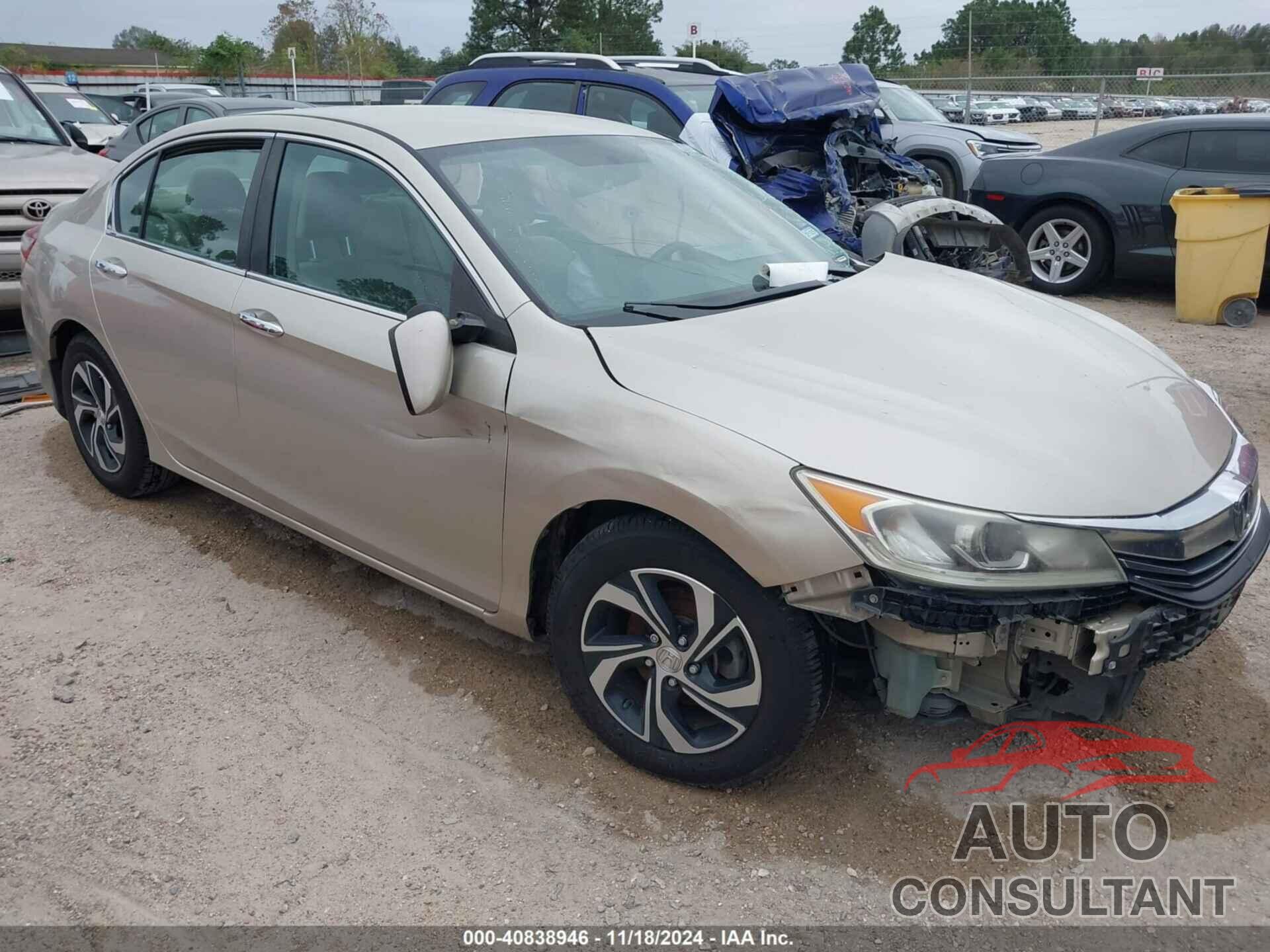 HONDA ACCORD 2016 - 1HGCR2F32GA022815