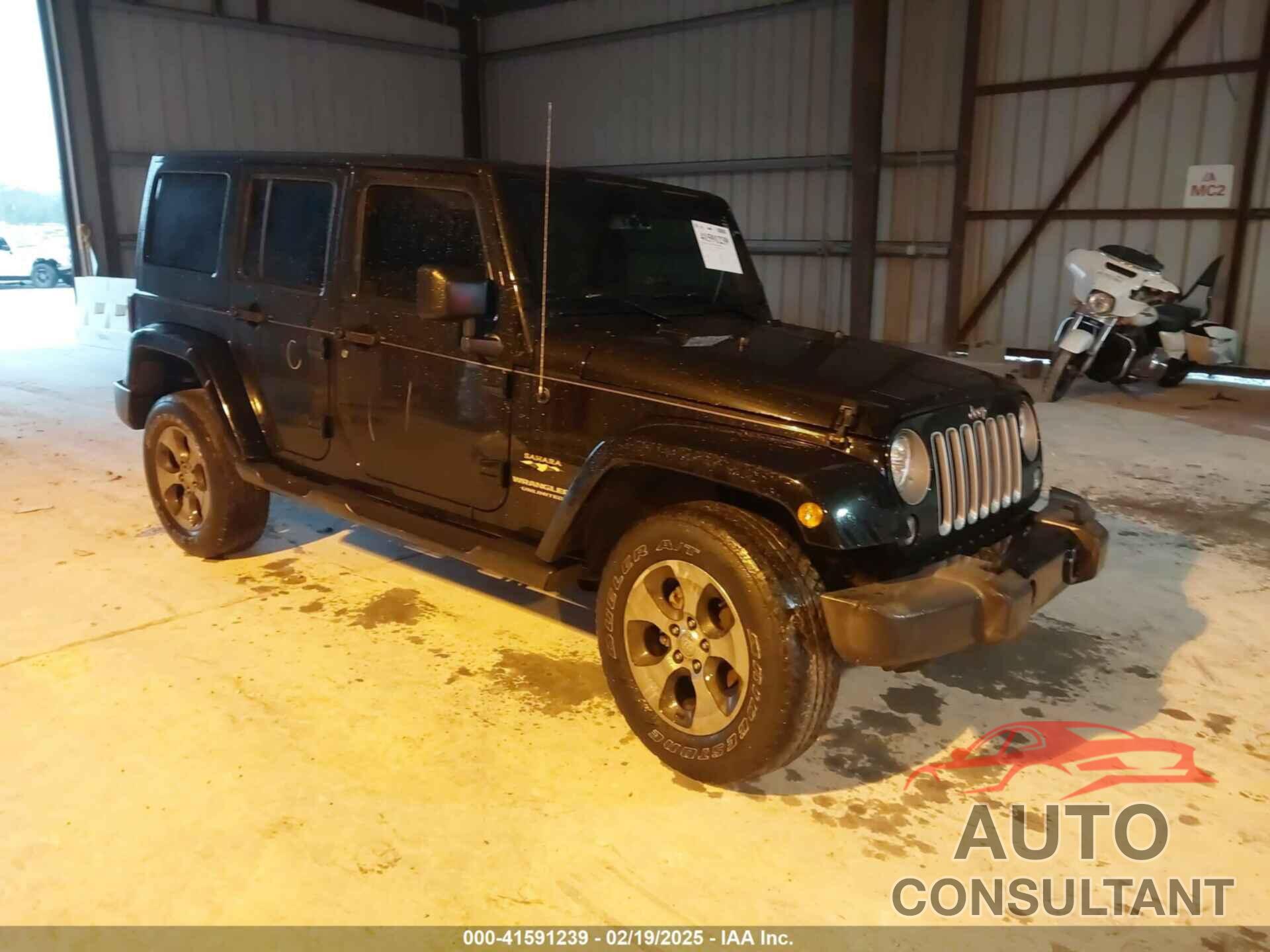 JEEP WRANGLER UNLIMITED 2017 - 1C4BJWEGXHL752085