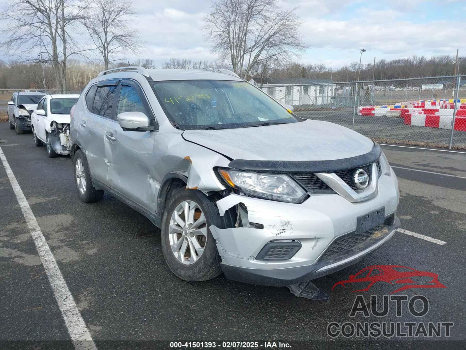NISSAN ROGUE 2015 - KNMAT2MV0FP517053