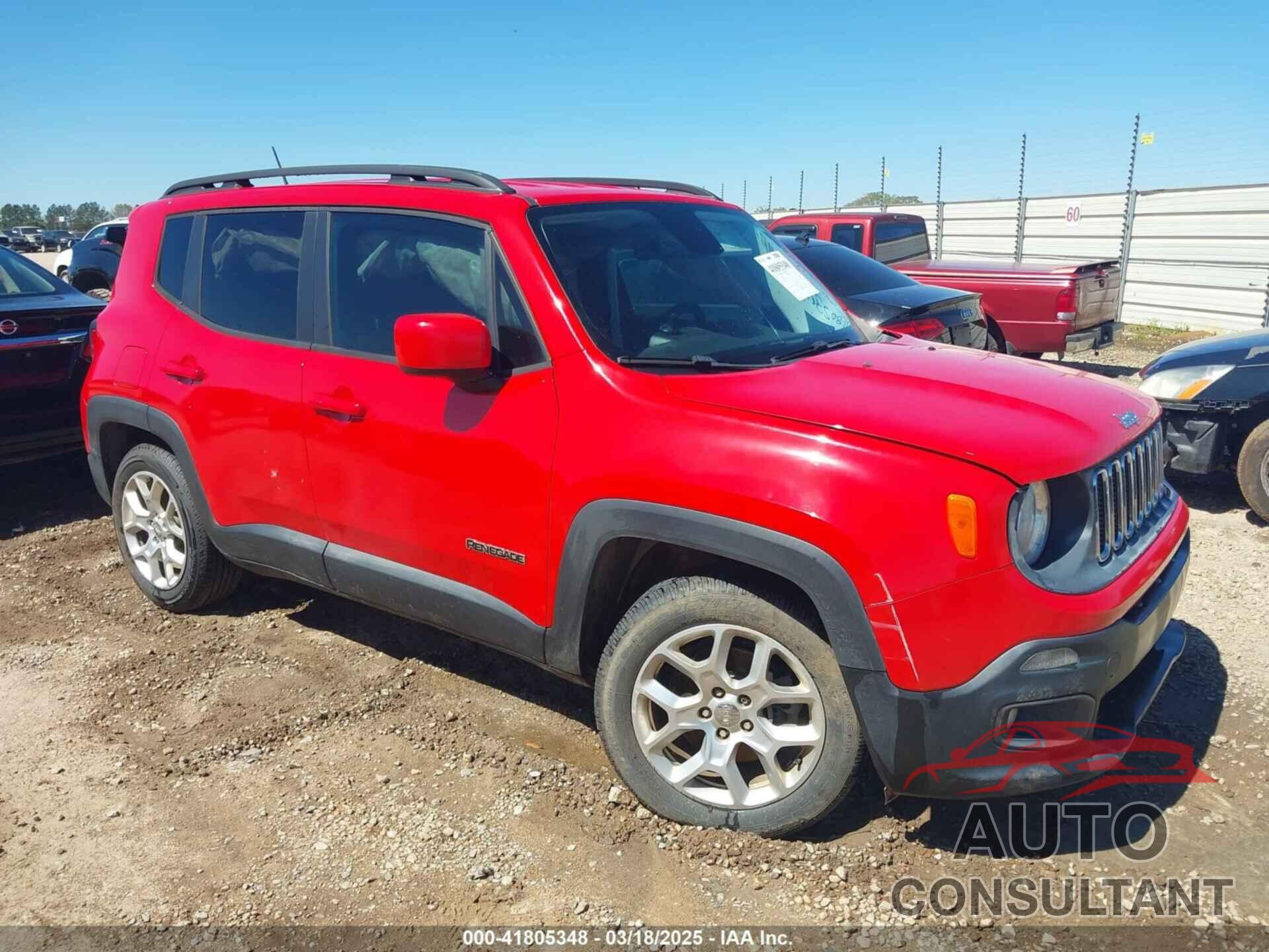 JEEP RENEGADE 2016 - ZACCJABT7GPD60460