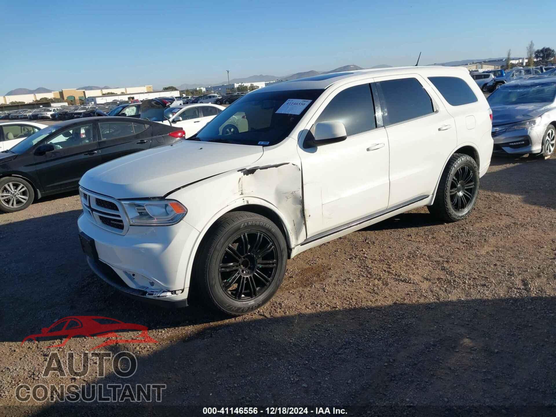 DODGE DURANGO 2012 - 1C4RDHAGXCC257238