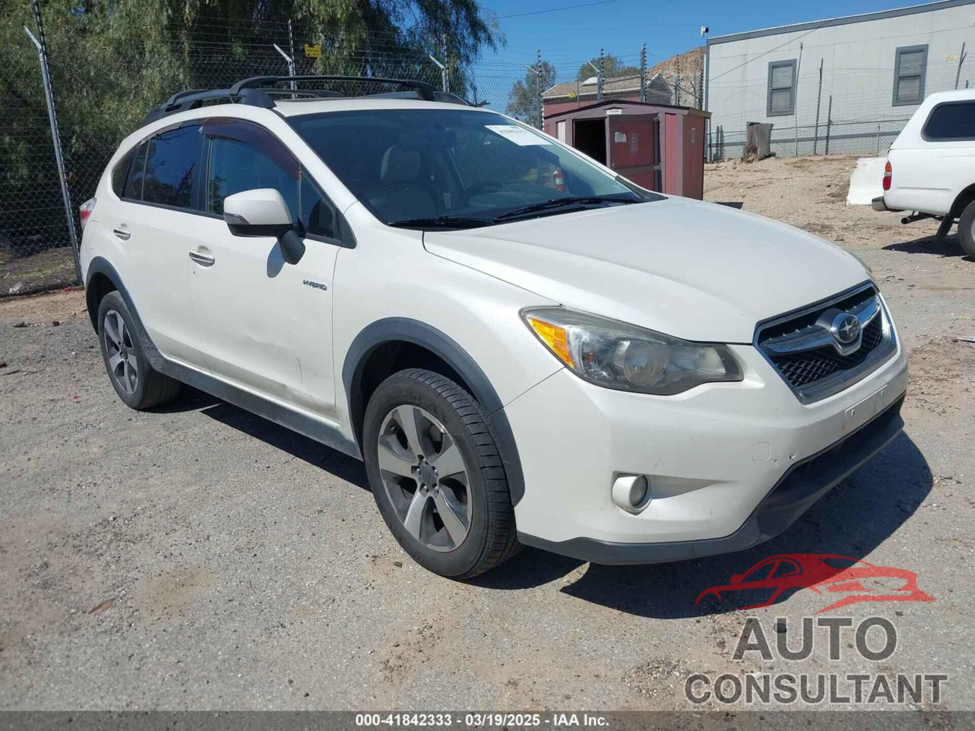 SUBARU XV CROSSTREK HYBRID 2014 - JF2GPBKC4EH324477