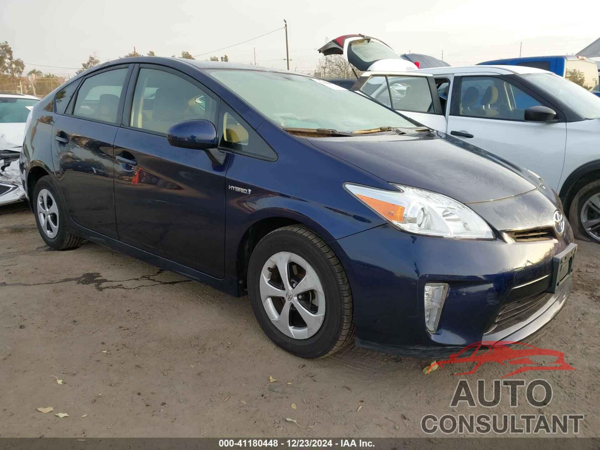 TOYOTA PRIUS 2013 - JTDKN3DU4D0336989