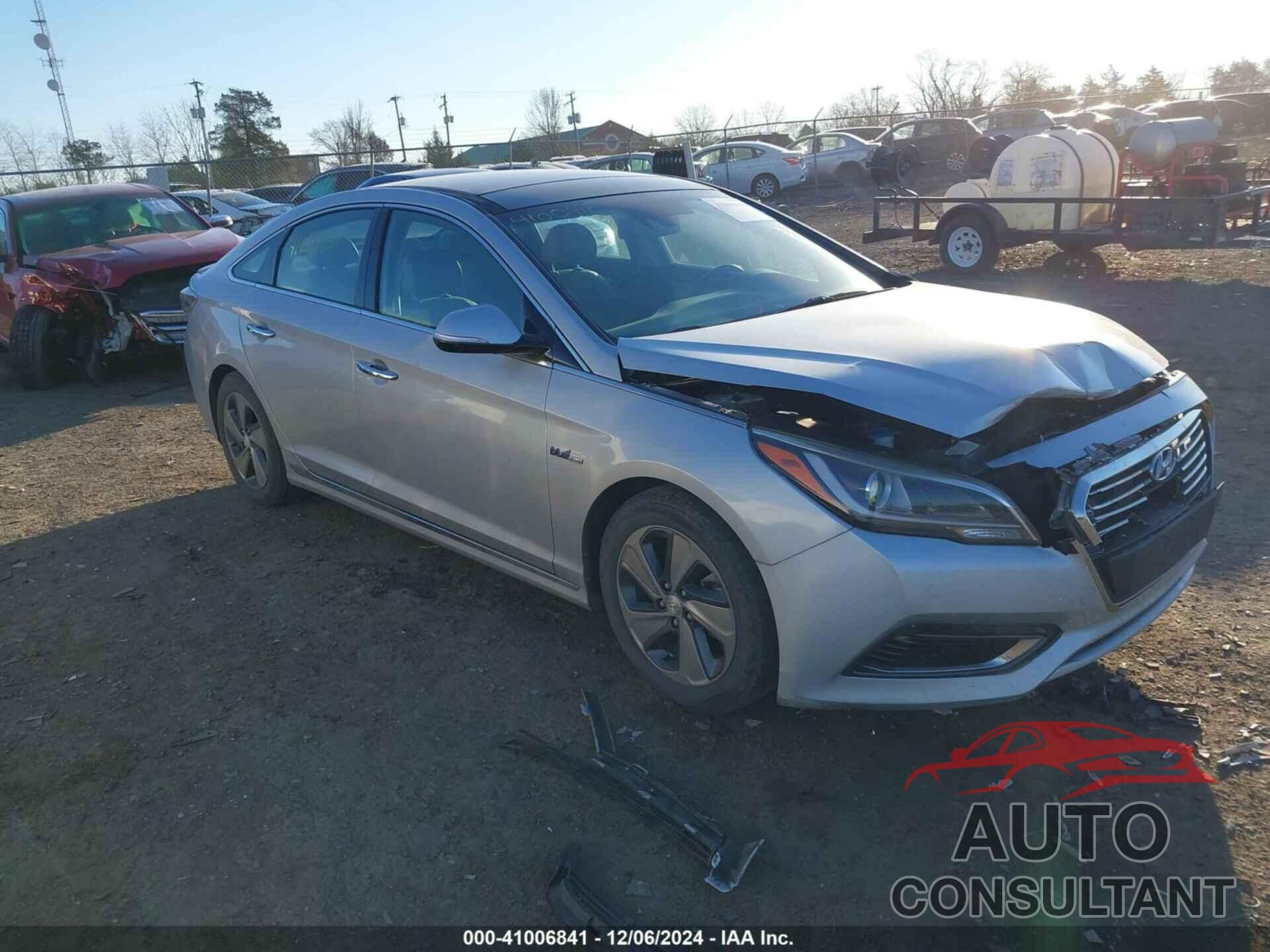 HYUNDAI SONATA HYBRID 2017 - KMHE34L11HA060251