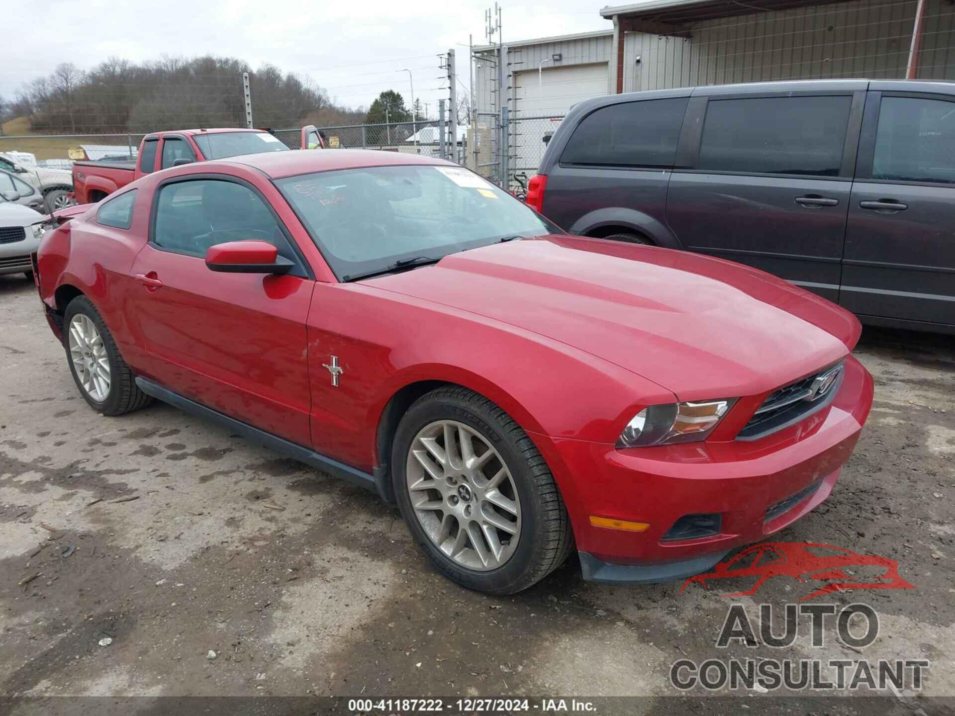 FORD MUSTANG 2012 - 1ZVBP8AMXC5277943