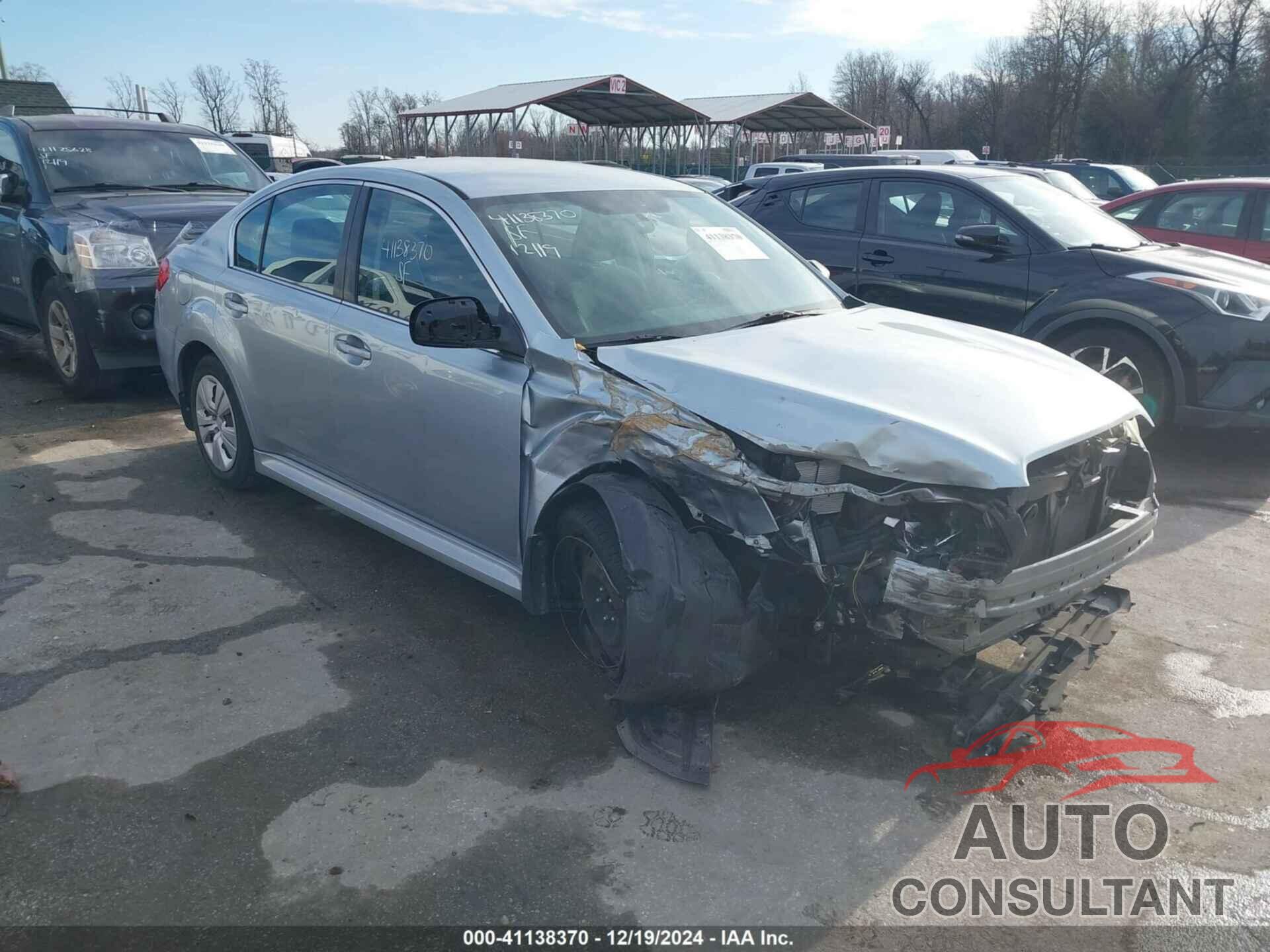 SUBARU LEGACY 2013 - 4S3BMBA68D3016687