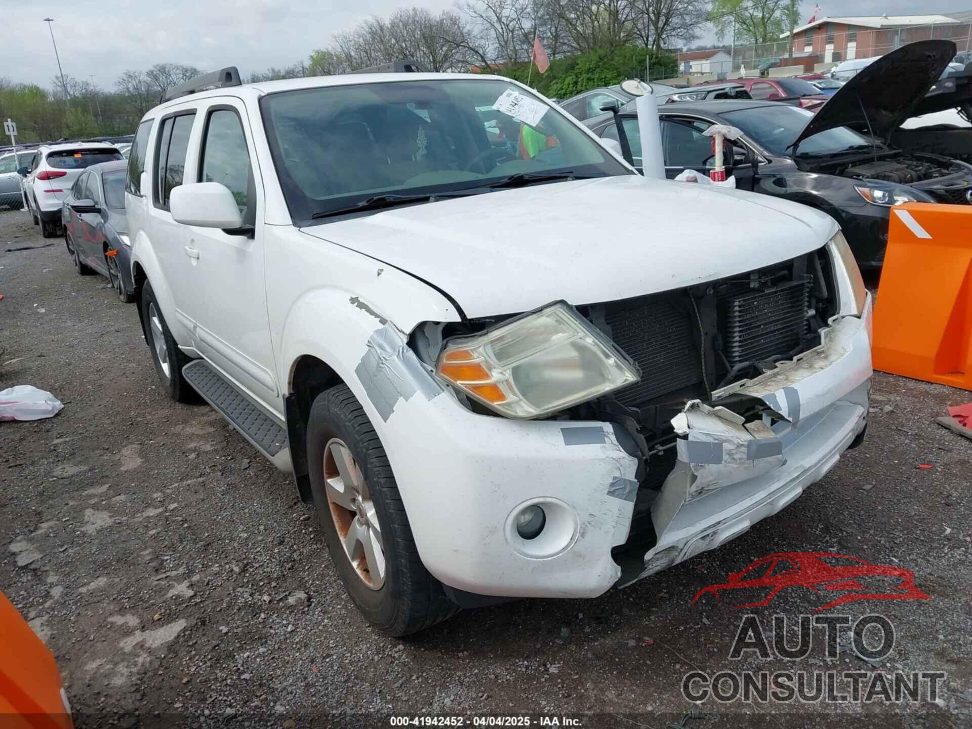 NISSAN PATHFINDER 2012 - 5N1AR1NN4CC607893