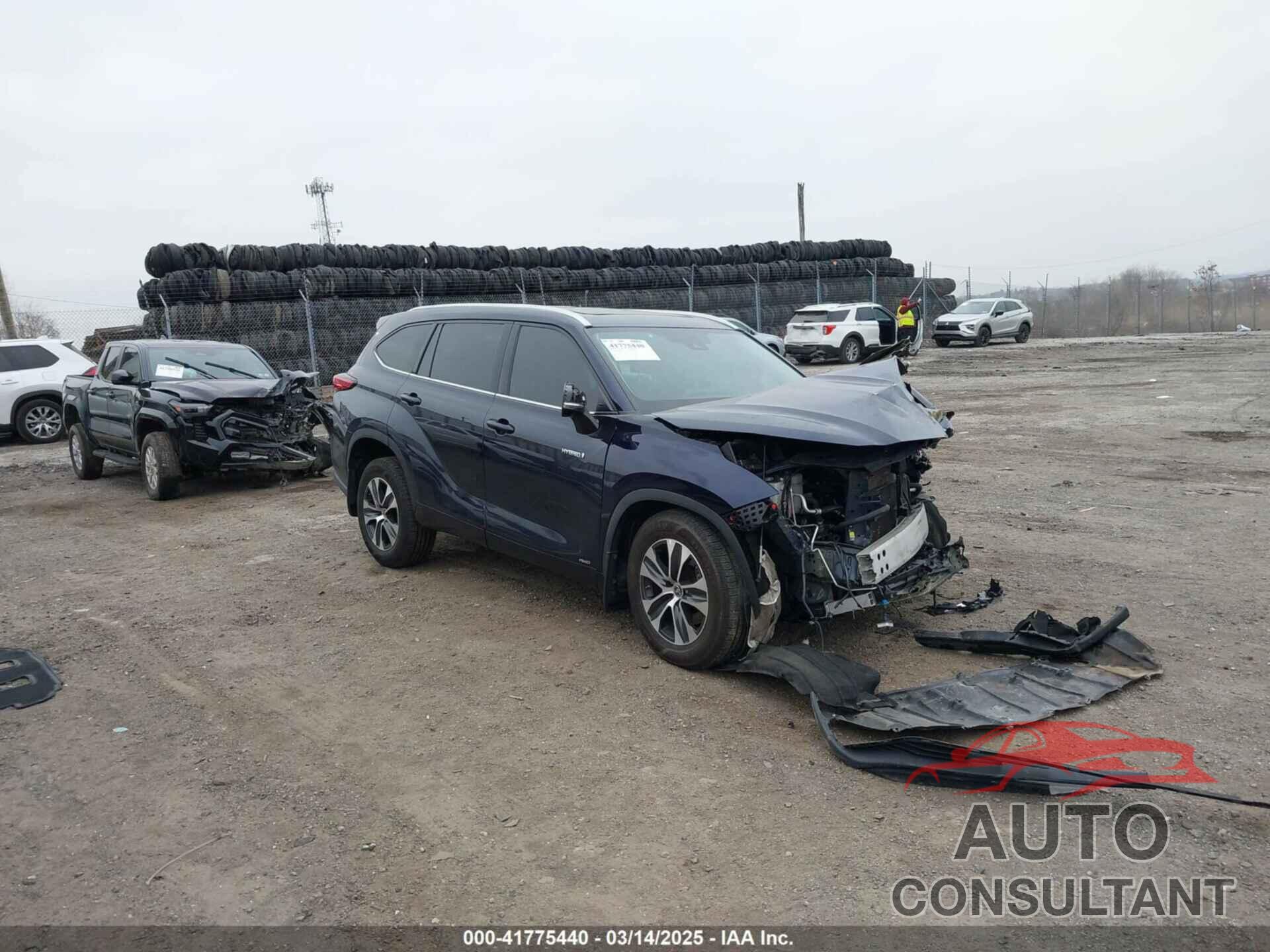 TOYOTA HIGHLANDER 2021 - 5TDHBRCH5MS022744