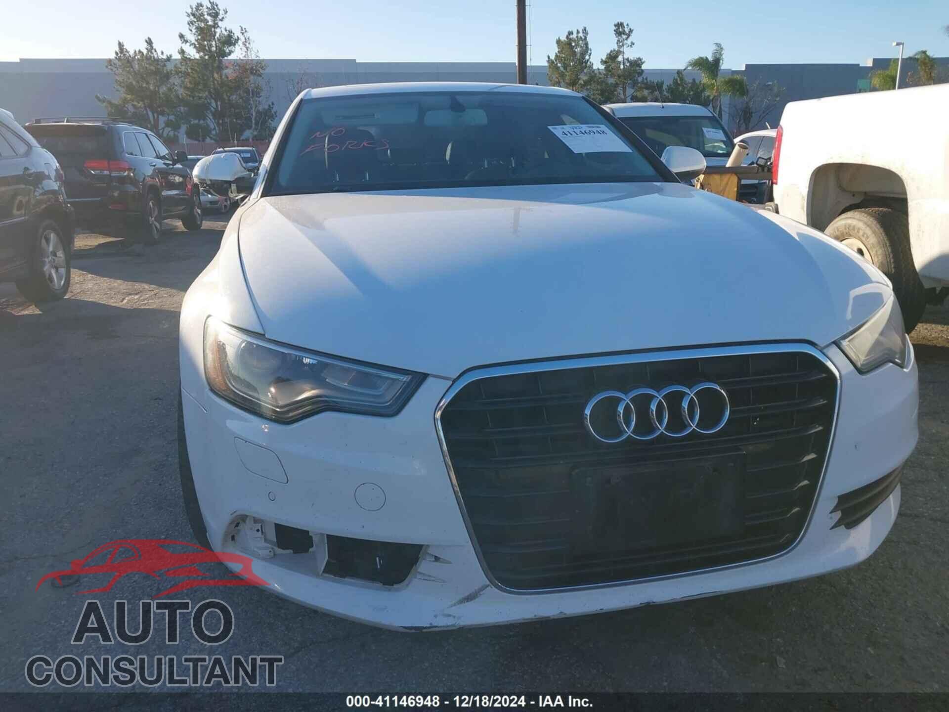 AUDI A6 2013 - WAUDFAFC3DN077183