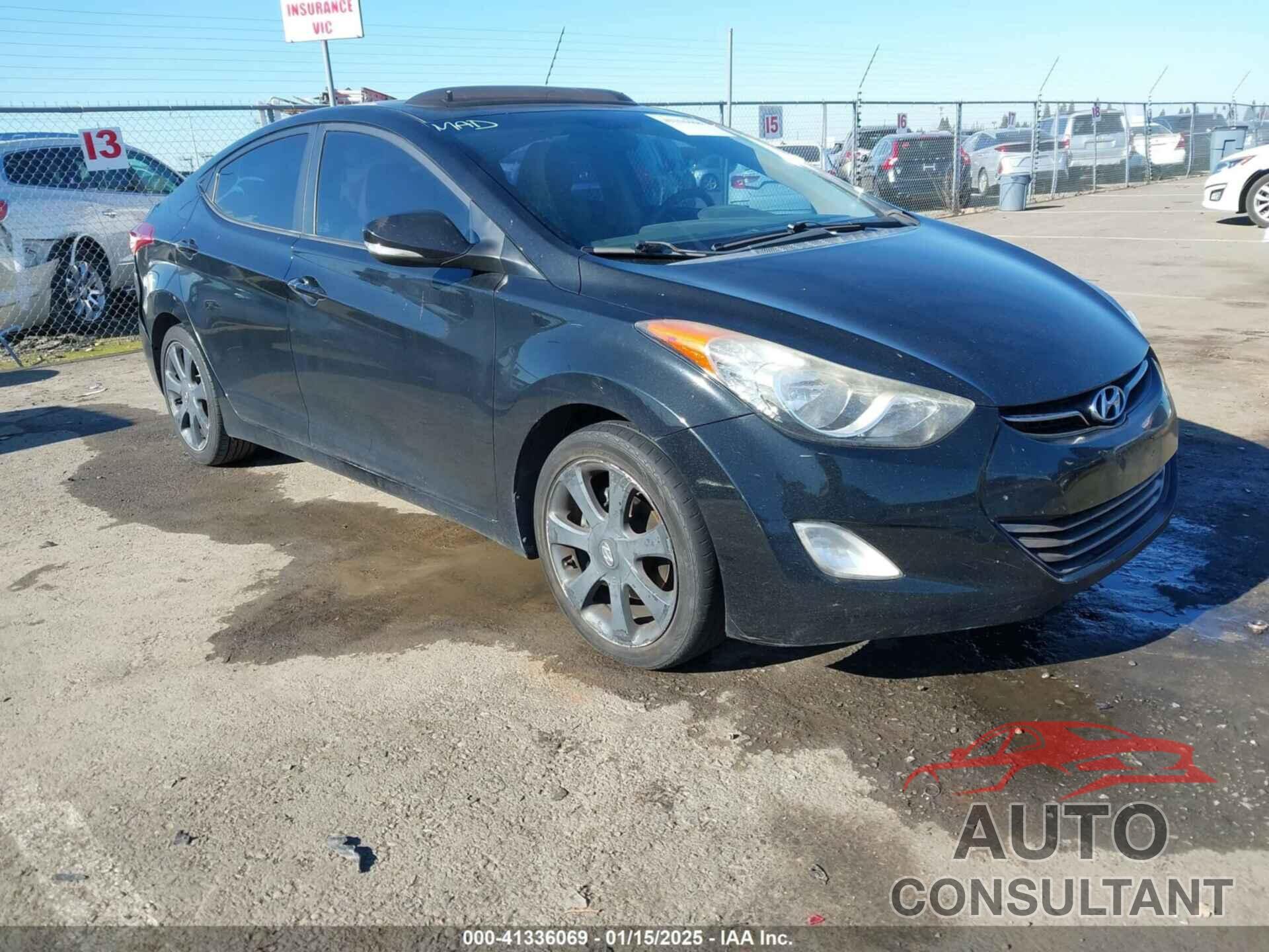 HYUNDAI ELANTRA 2012 - 5NPDH4AE4CH118524