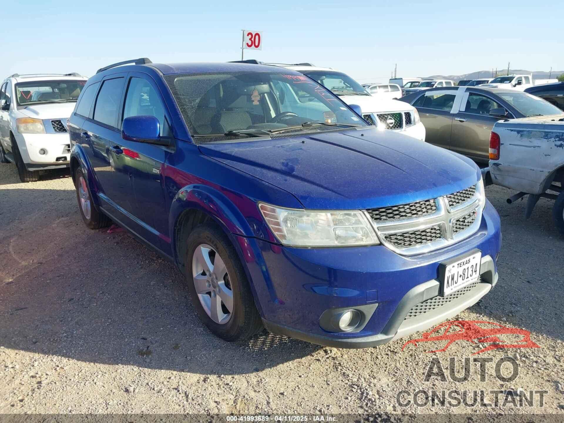 DODGE JOURNEY 2012 - 3C4PDCBB9CT395841