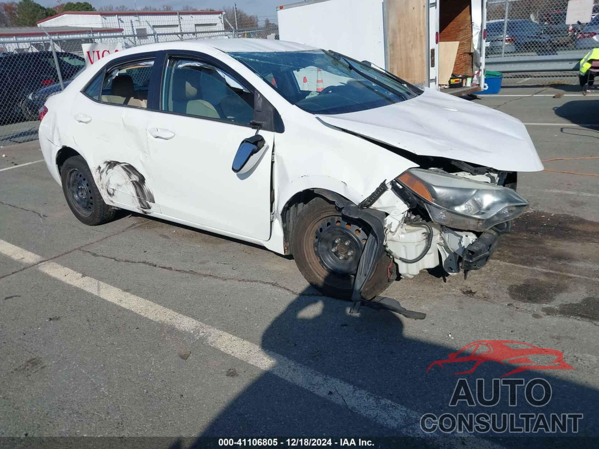 TOYOTA COROLLA 2015 - 2T1BURHE9FC246111