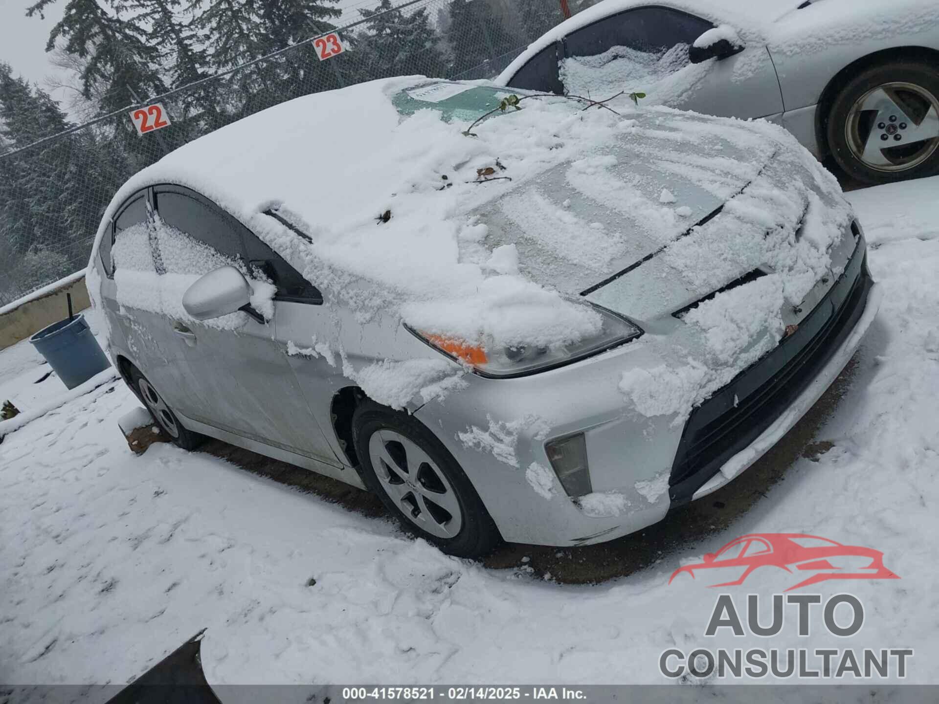 TOYOTA PRIUS 2015 - JTDKN3DU3F0432972