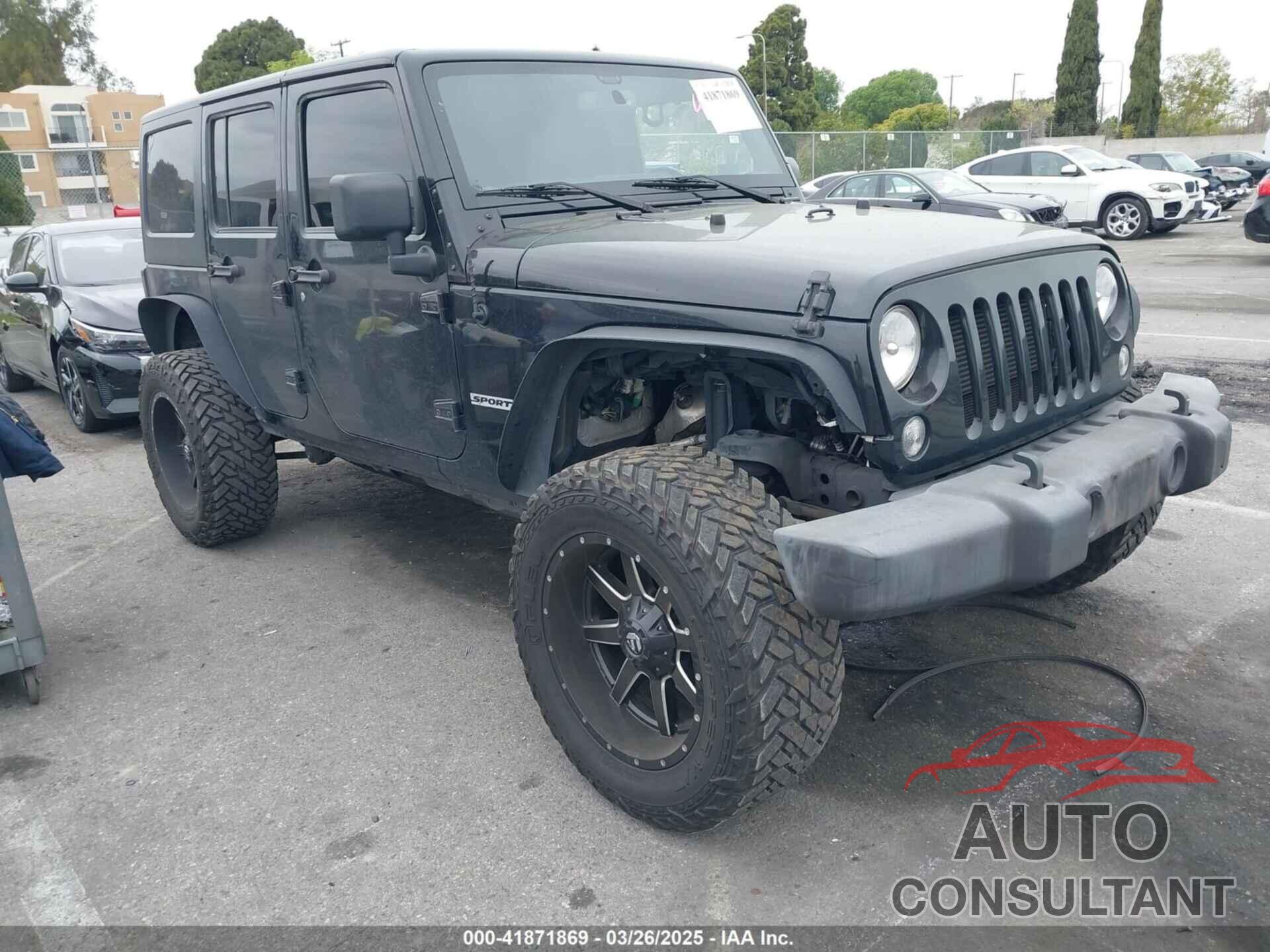 JEEP WRANGLER UNLIMITED 2017 - 1C4BJWDG0HL610412