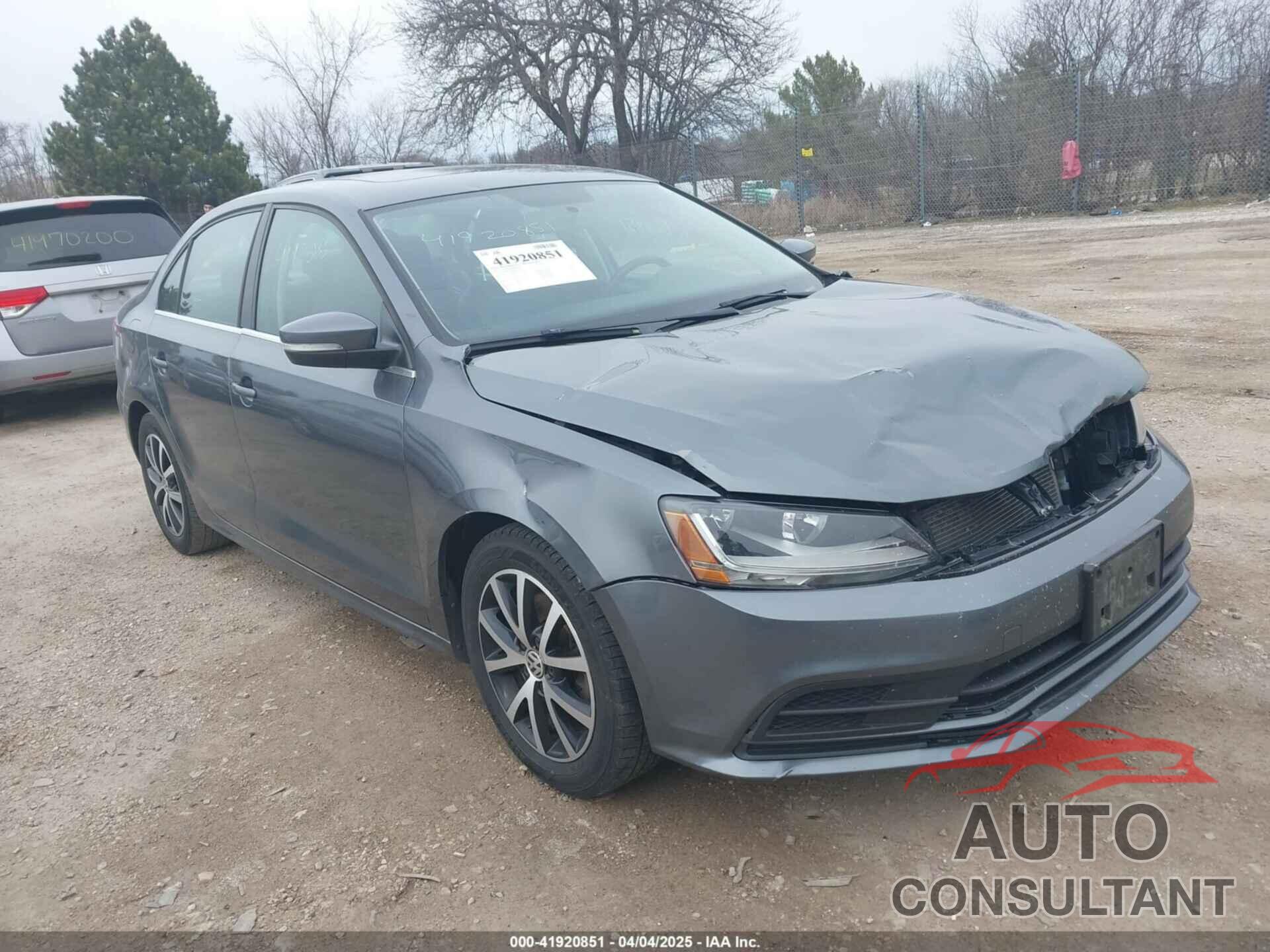 VOLKSWAGEN JETTA 2017 - 3VWDB7AJ8HM262964