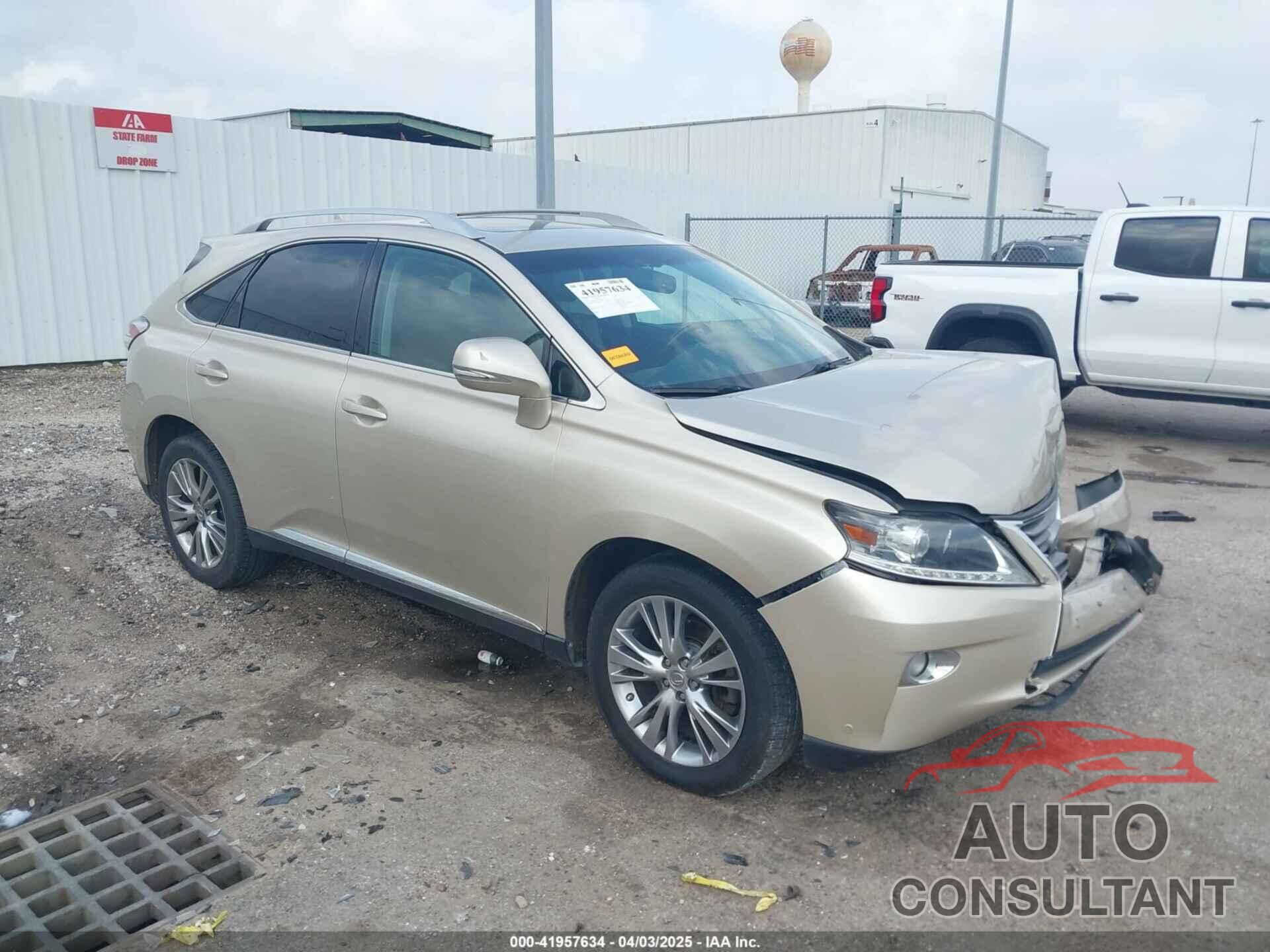 LEXUS RX 350 2013 - 2T2ZK1BAXDC128153